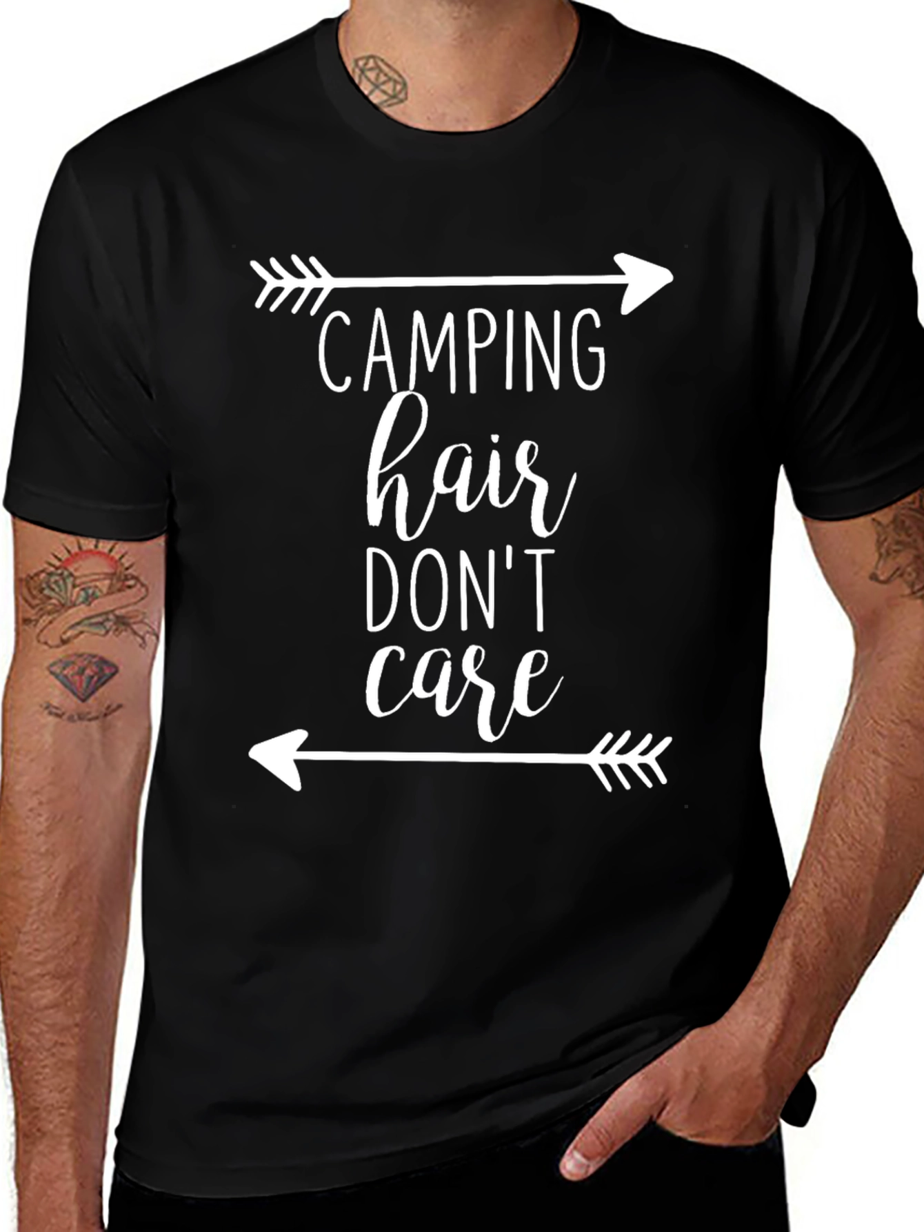 Camping Hair Dont Care T-Shirt