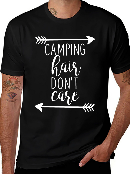 Camping Hair Dont Care T-Shirt