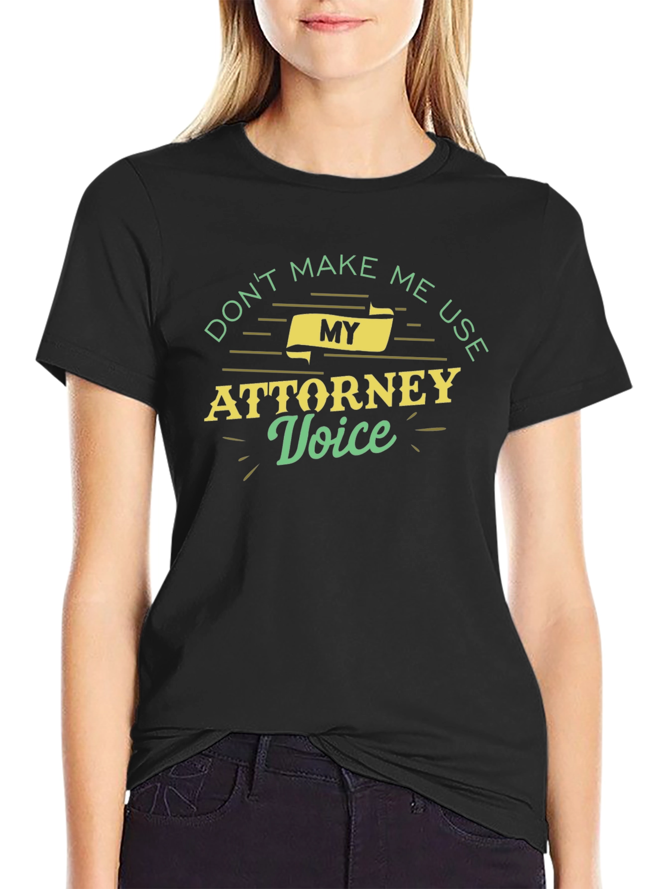 Attorney Voice Graphic Tee - Funny Lawyer Gift