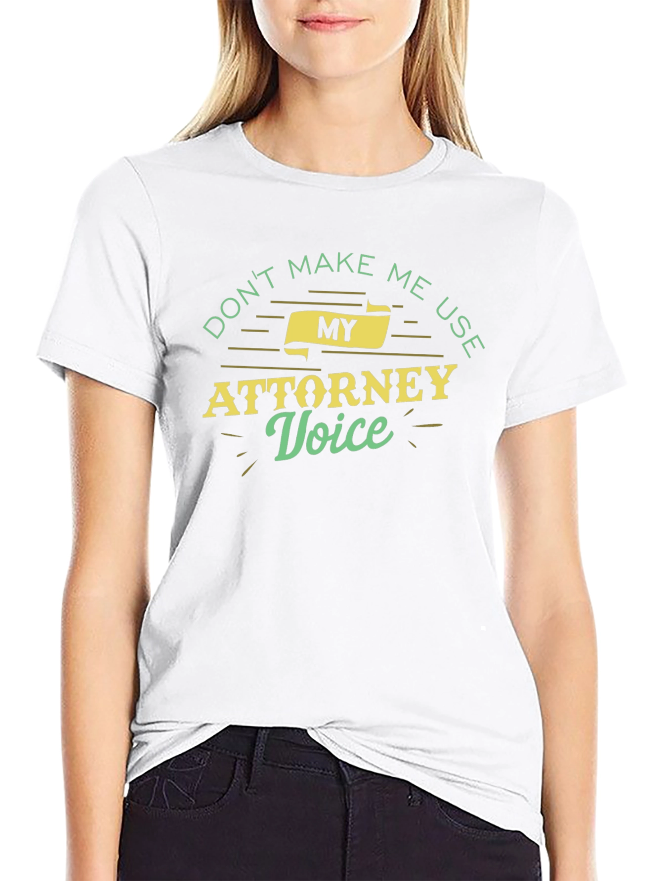 Attorney Voice Graphic Tee - Funny Lawyer Gift