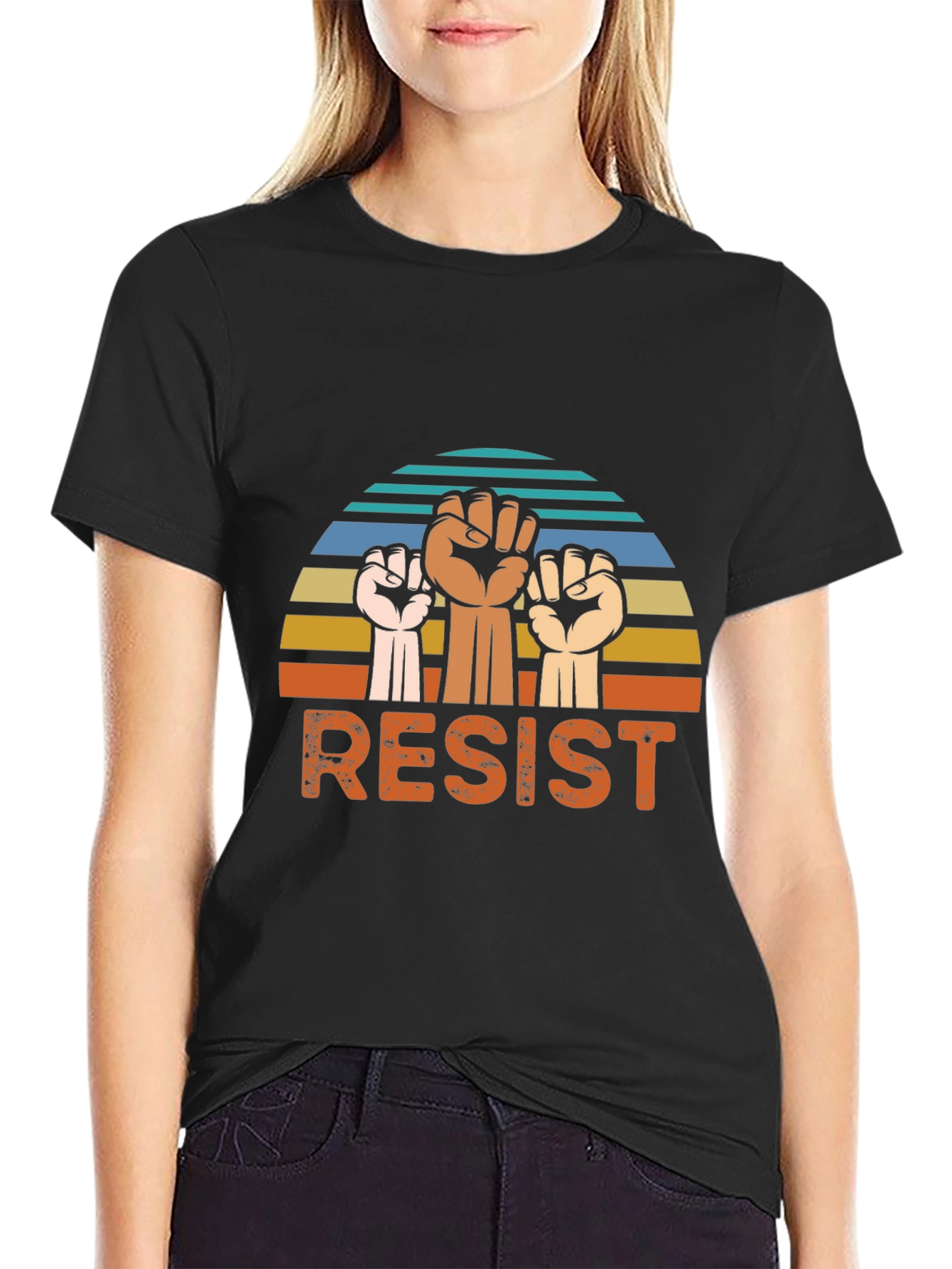 Resist Fist Graphic Tee - Equality & Solidarity