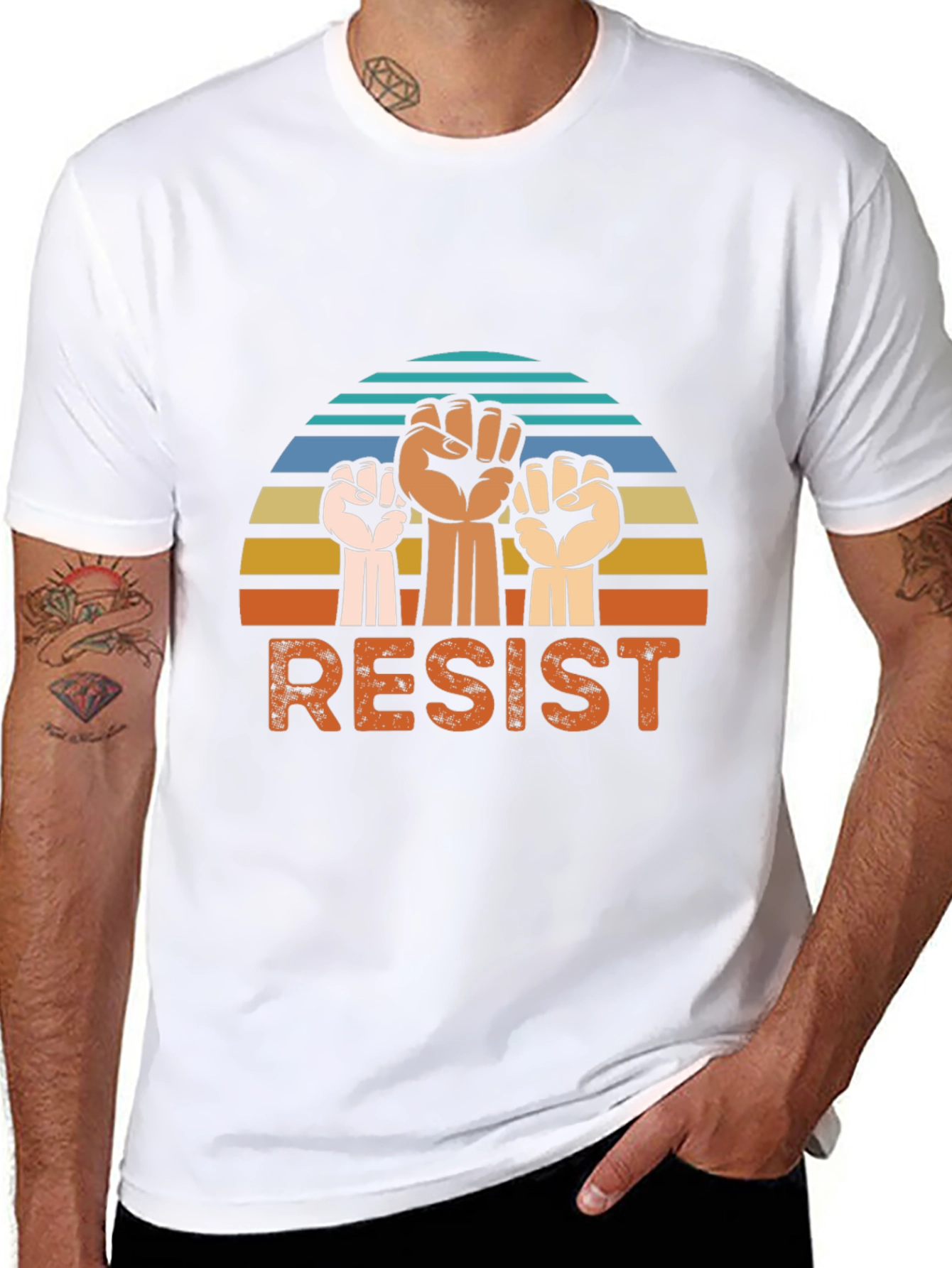 Resist Fist Graphic Tee - Equality & Solidarity