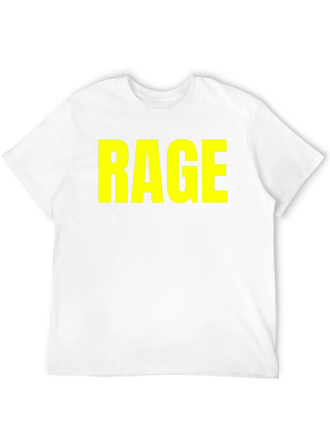 RAGE Graphic Tee - Bold Statement Black T-Shirt