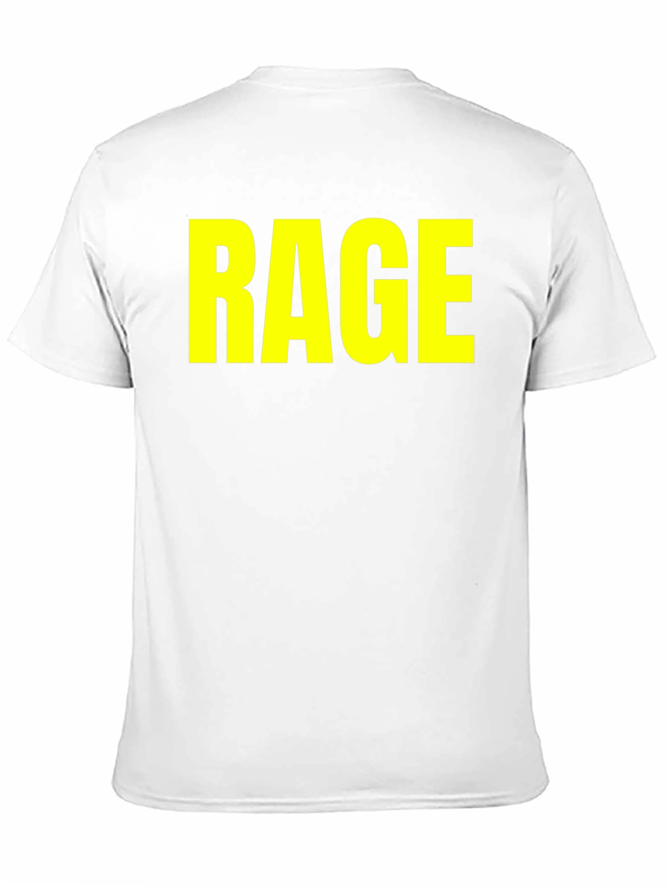 RAGE Graphic Tee - Bold Statement Black T-Shirt