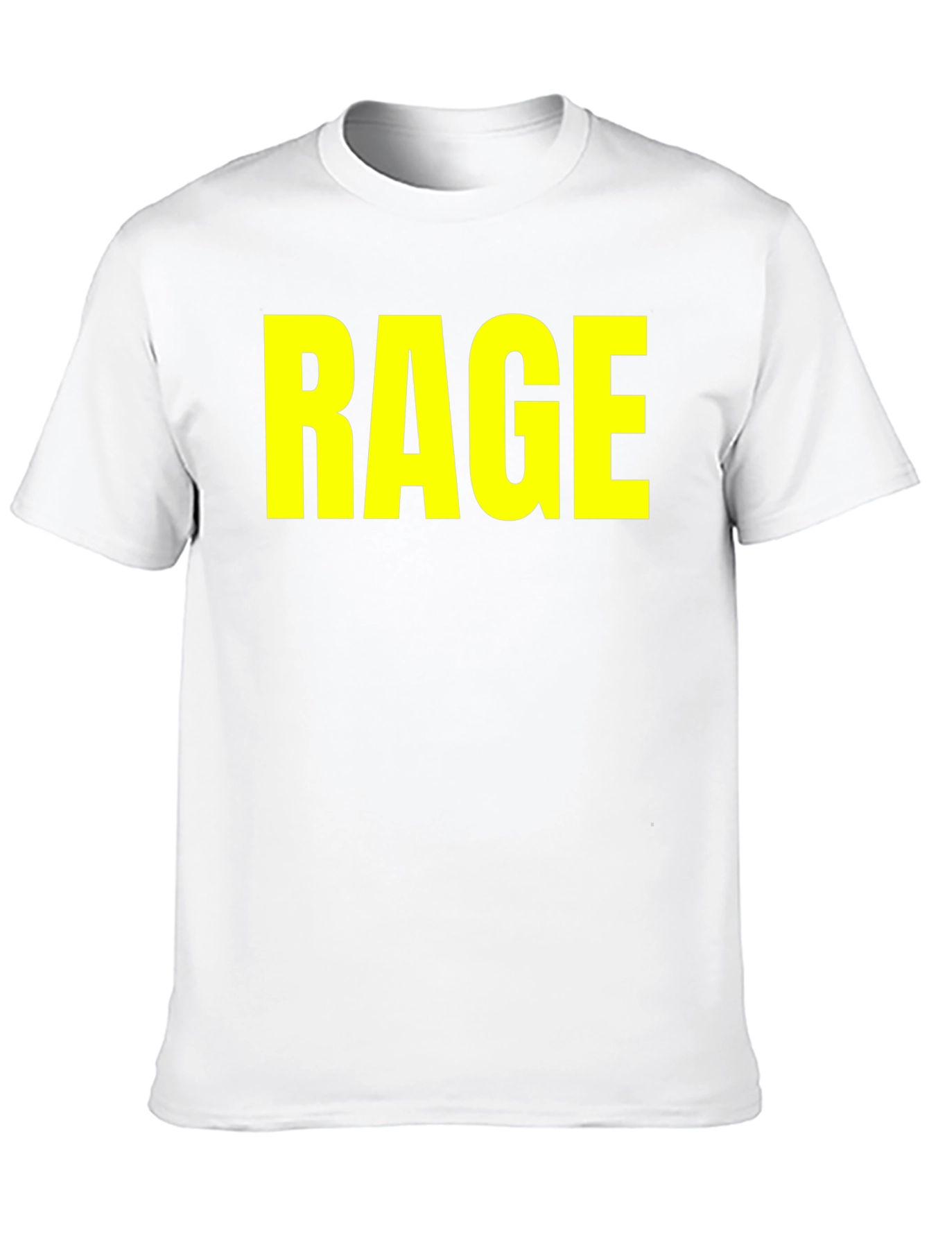 RAGE Graphic Tee - Bold Statement Black T-Shirt