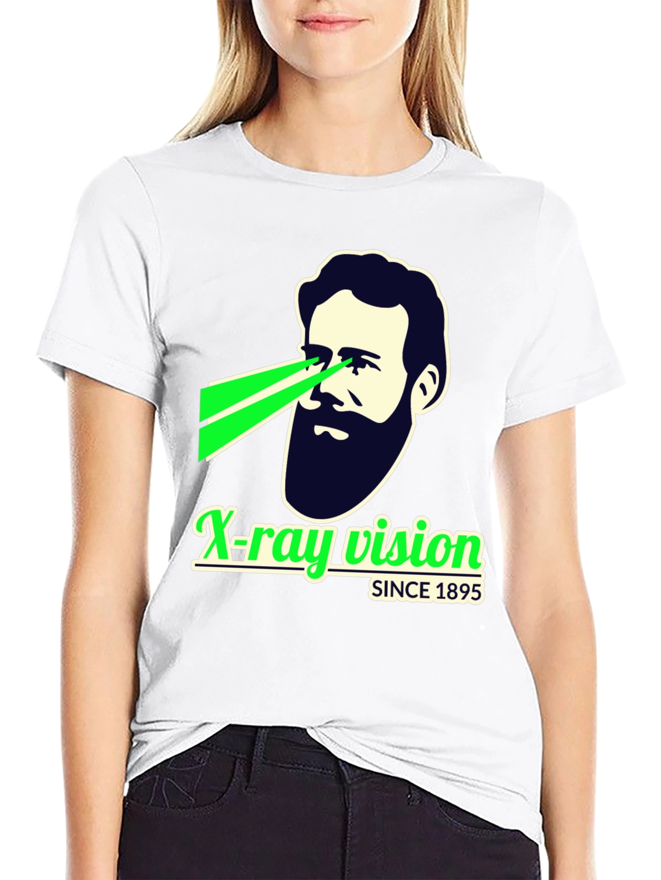X-Ray Vision Since 1895 Black T-Shirt