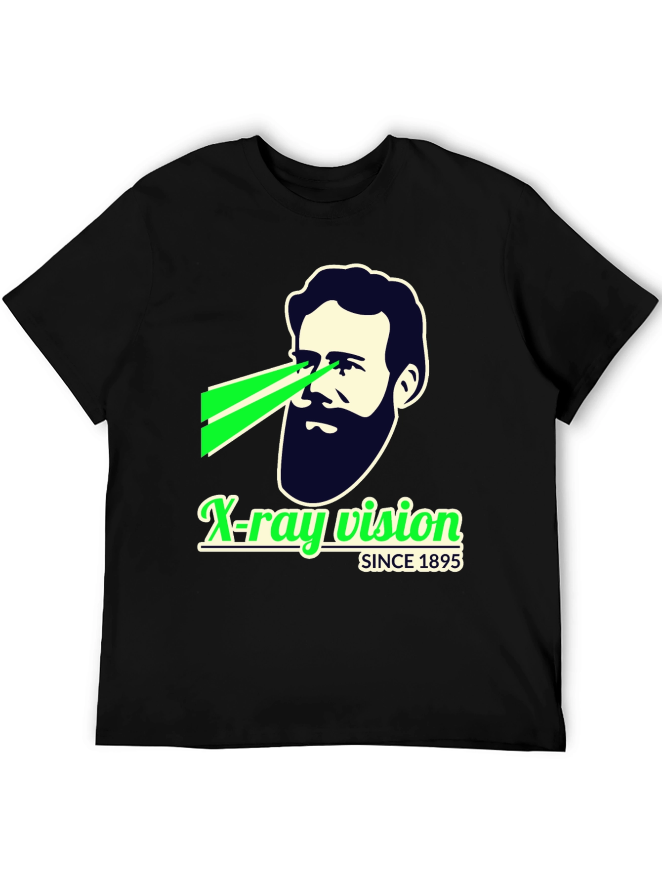 X-Ray Vision Since 1895 Black T-Shirt