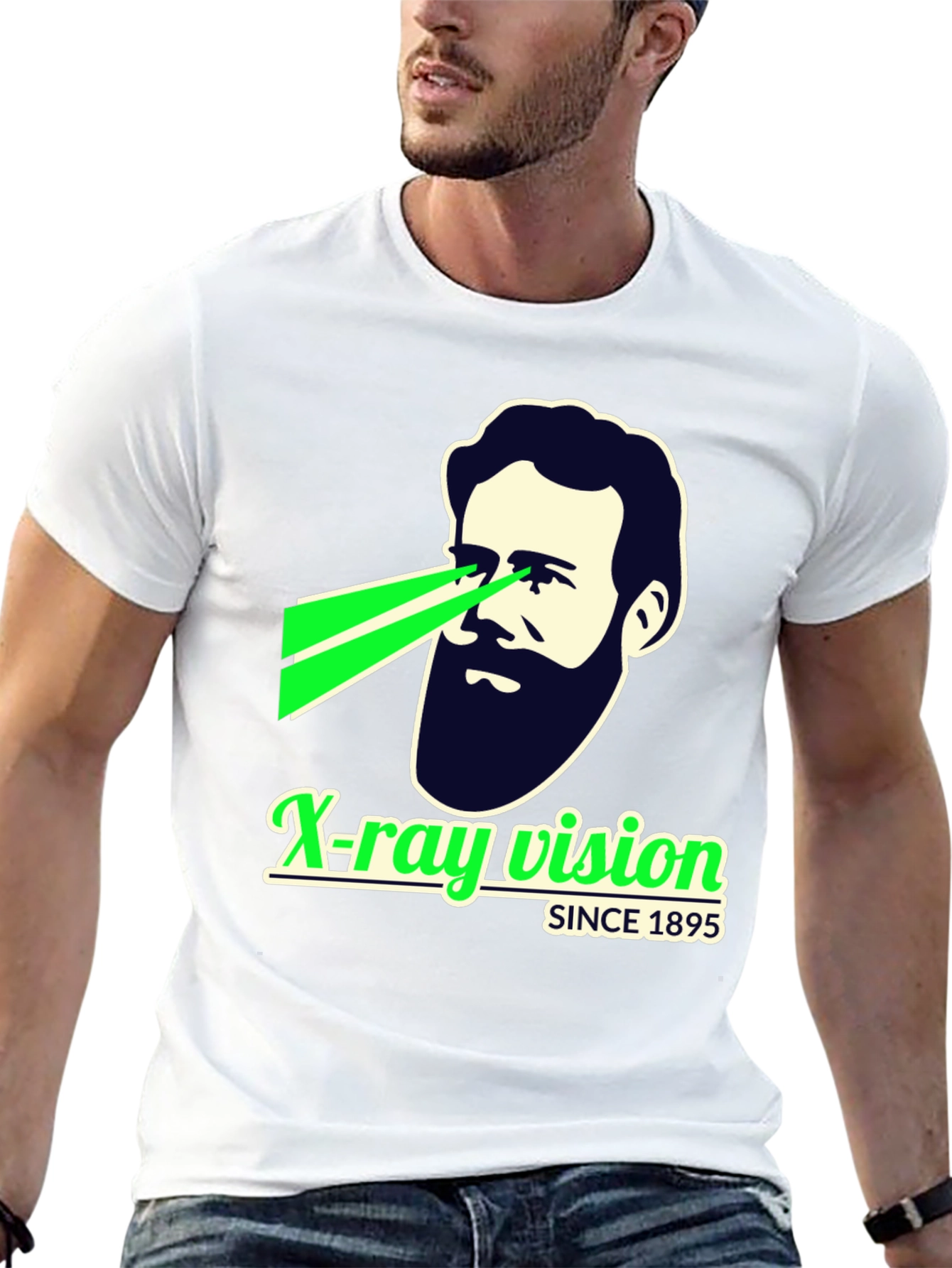 X-Ray Vision Since 1895 Black T-Shirt