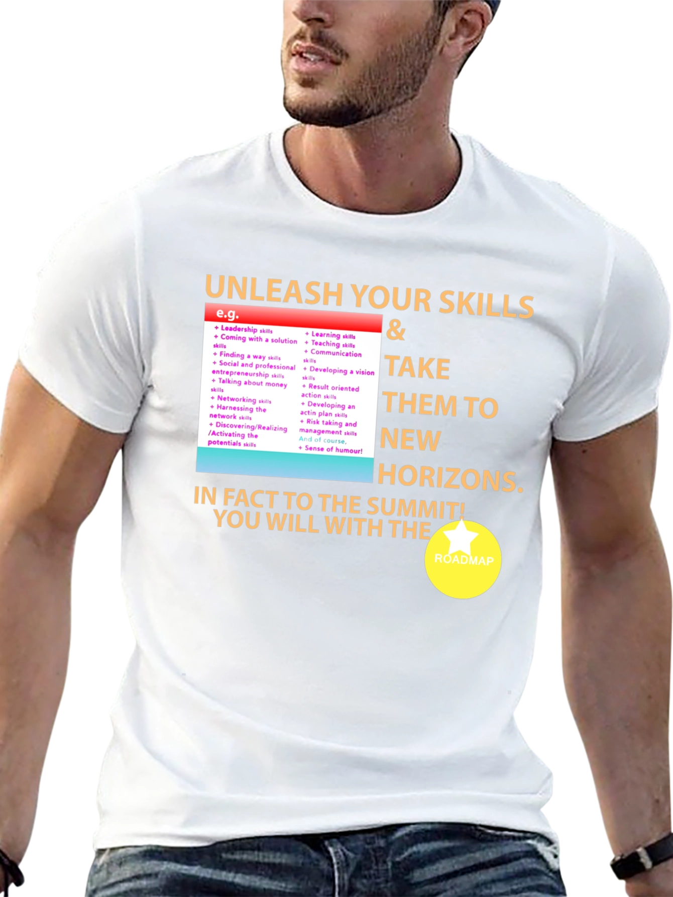 Unleash Your Skills Black T-Shirt