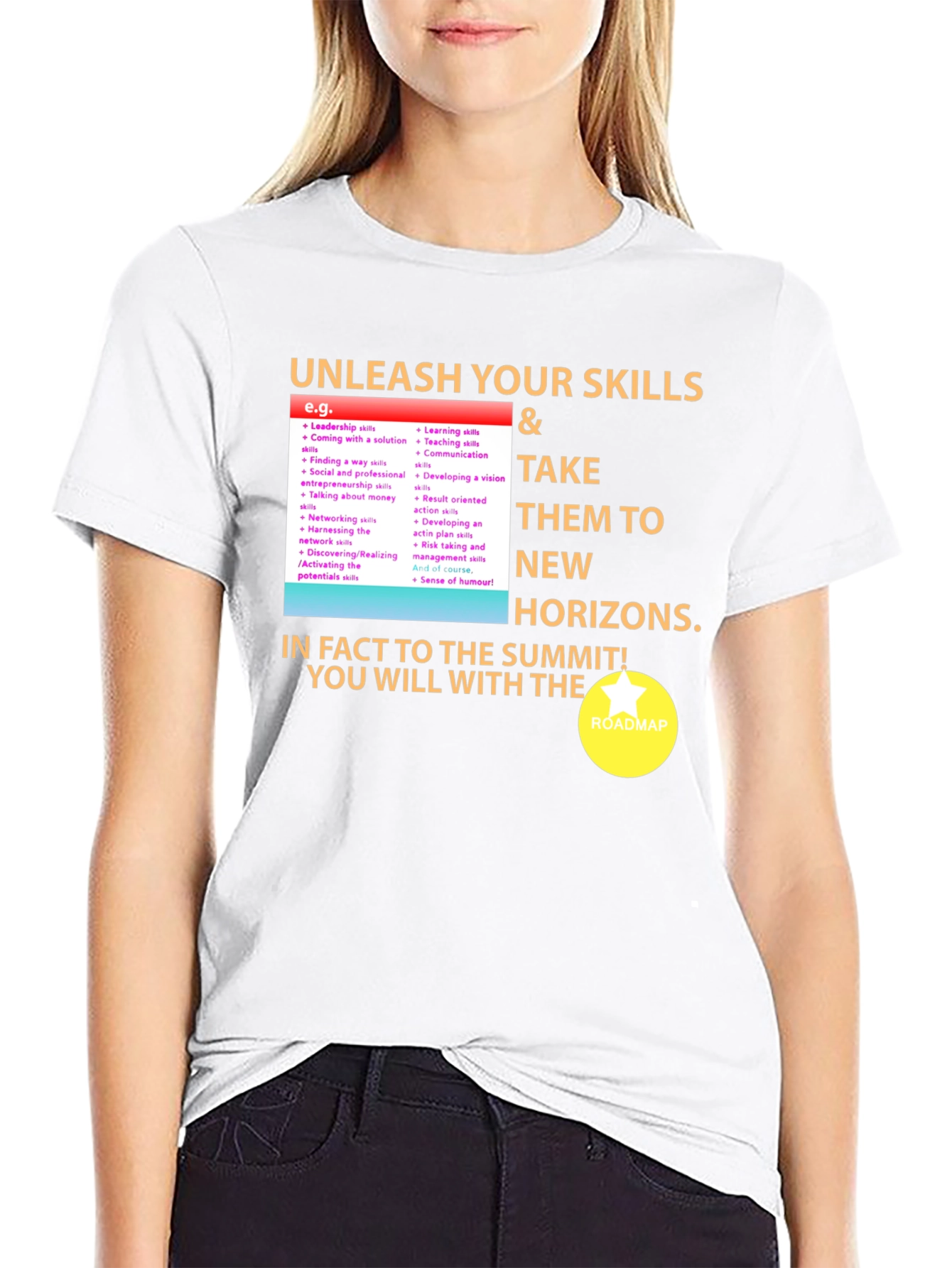 Unleash Your Skills Black T-Shirt