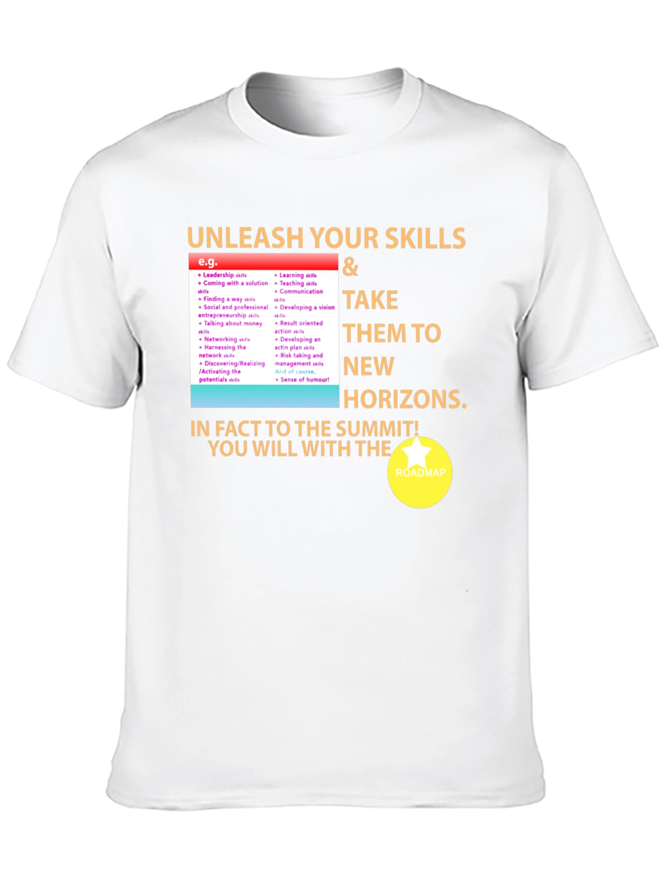 Unleash Your Skills Black T-Shirt