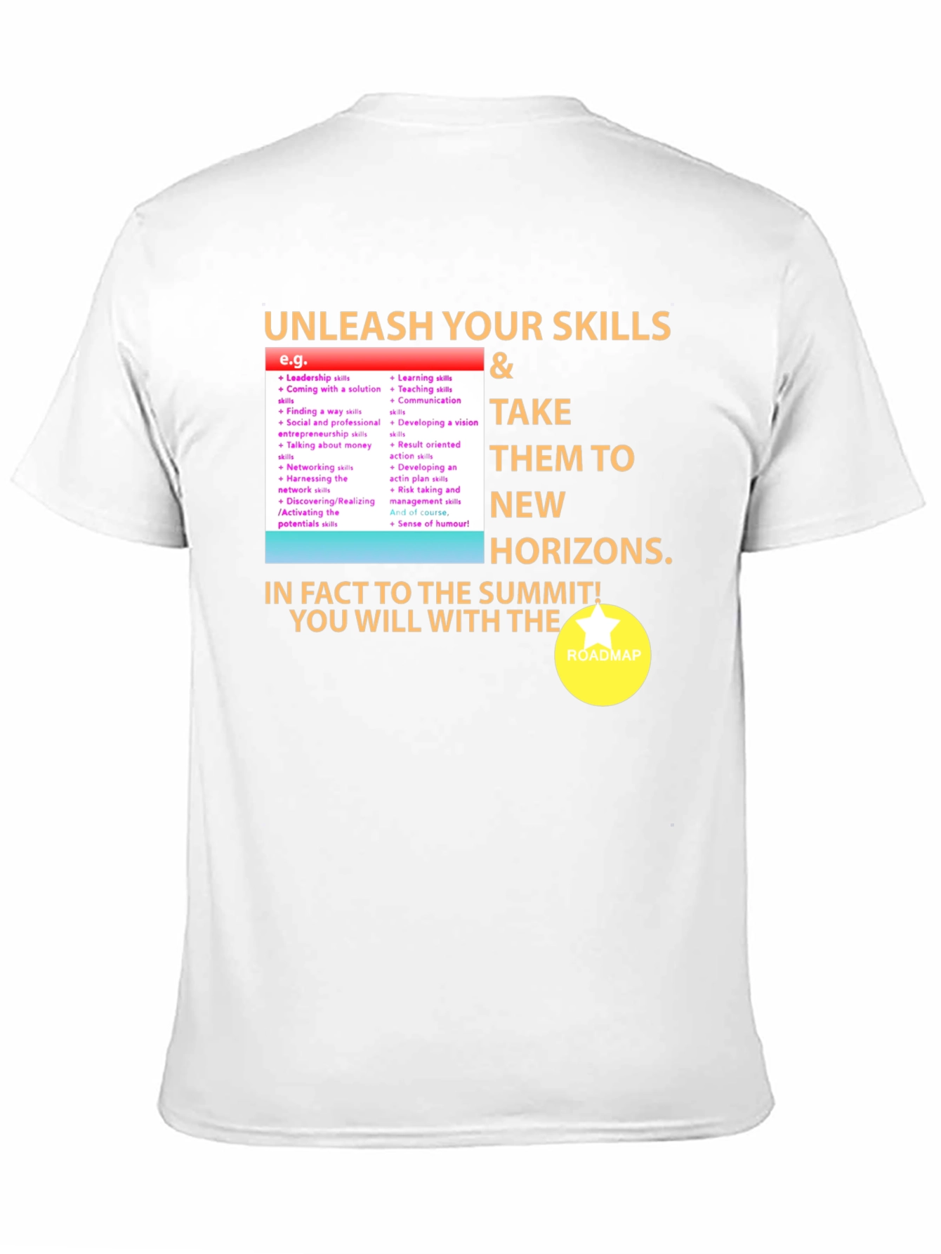 Unleash Your Skills Black T-Shirt