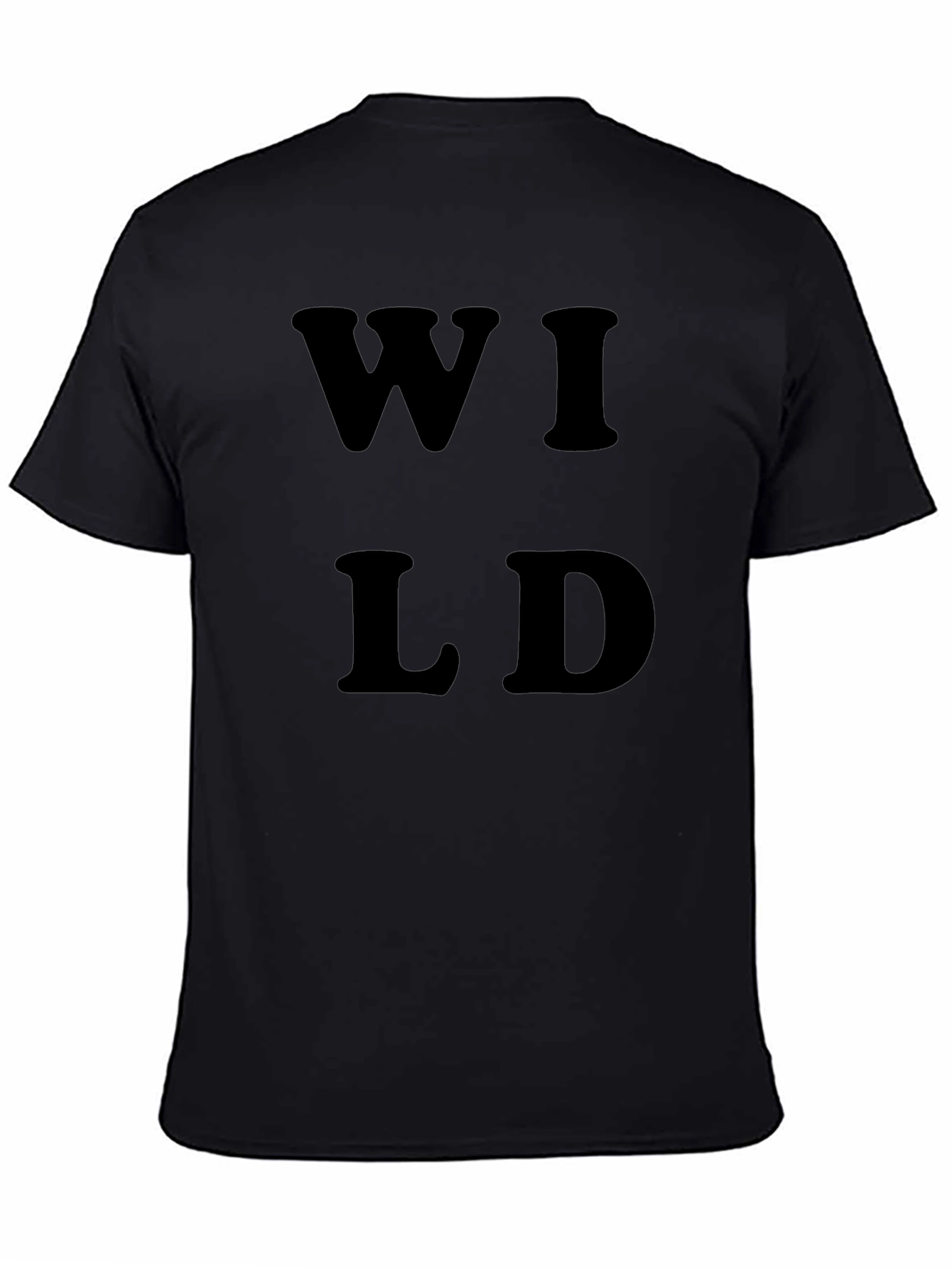 Wild Graphic Tee - Mens Black T-Shirt