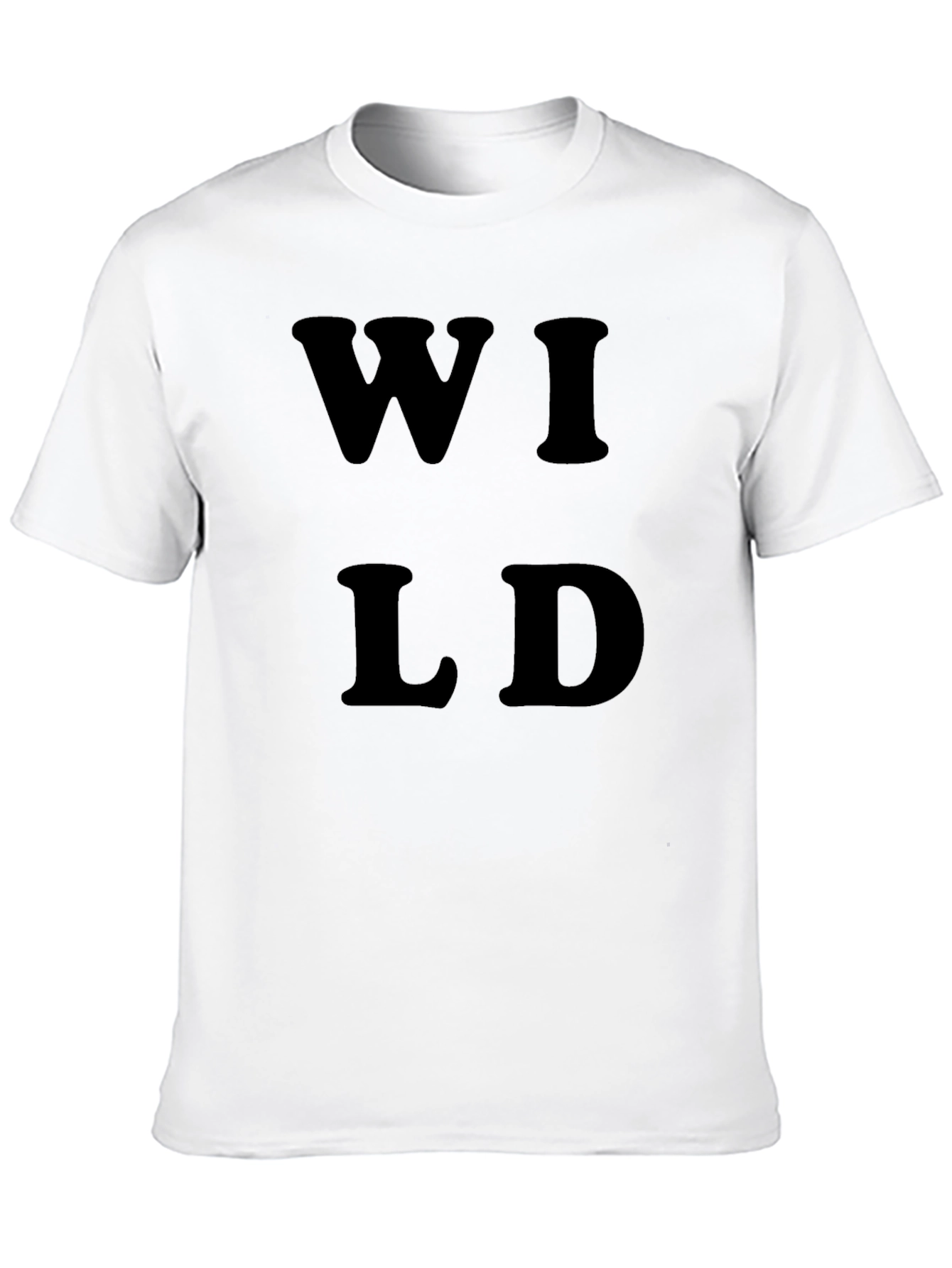 Wild Graphic Tee - Mens Black T-Shirt