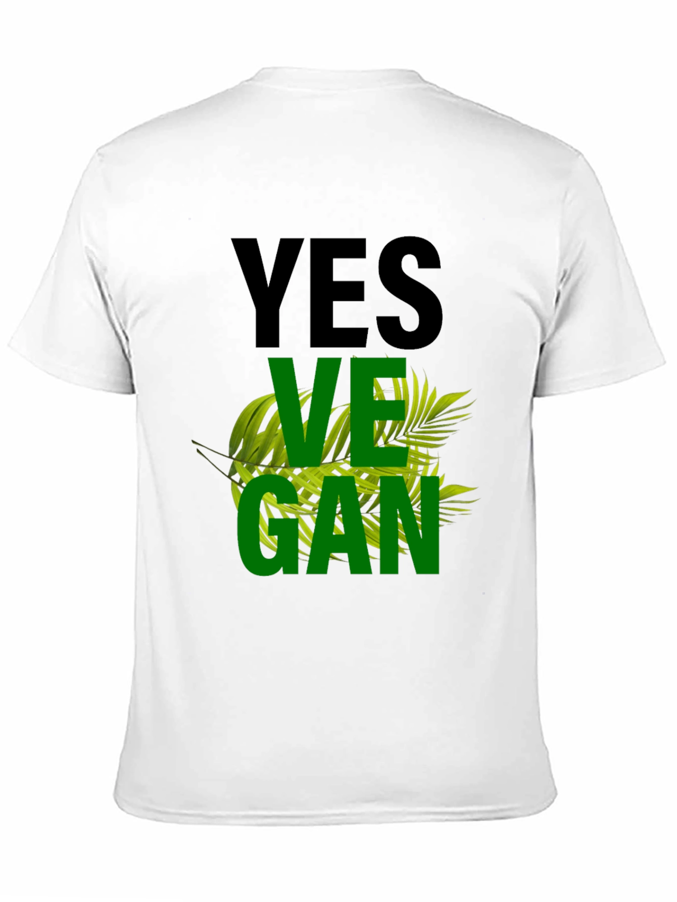 Yes Vegan Black T-Shirt