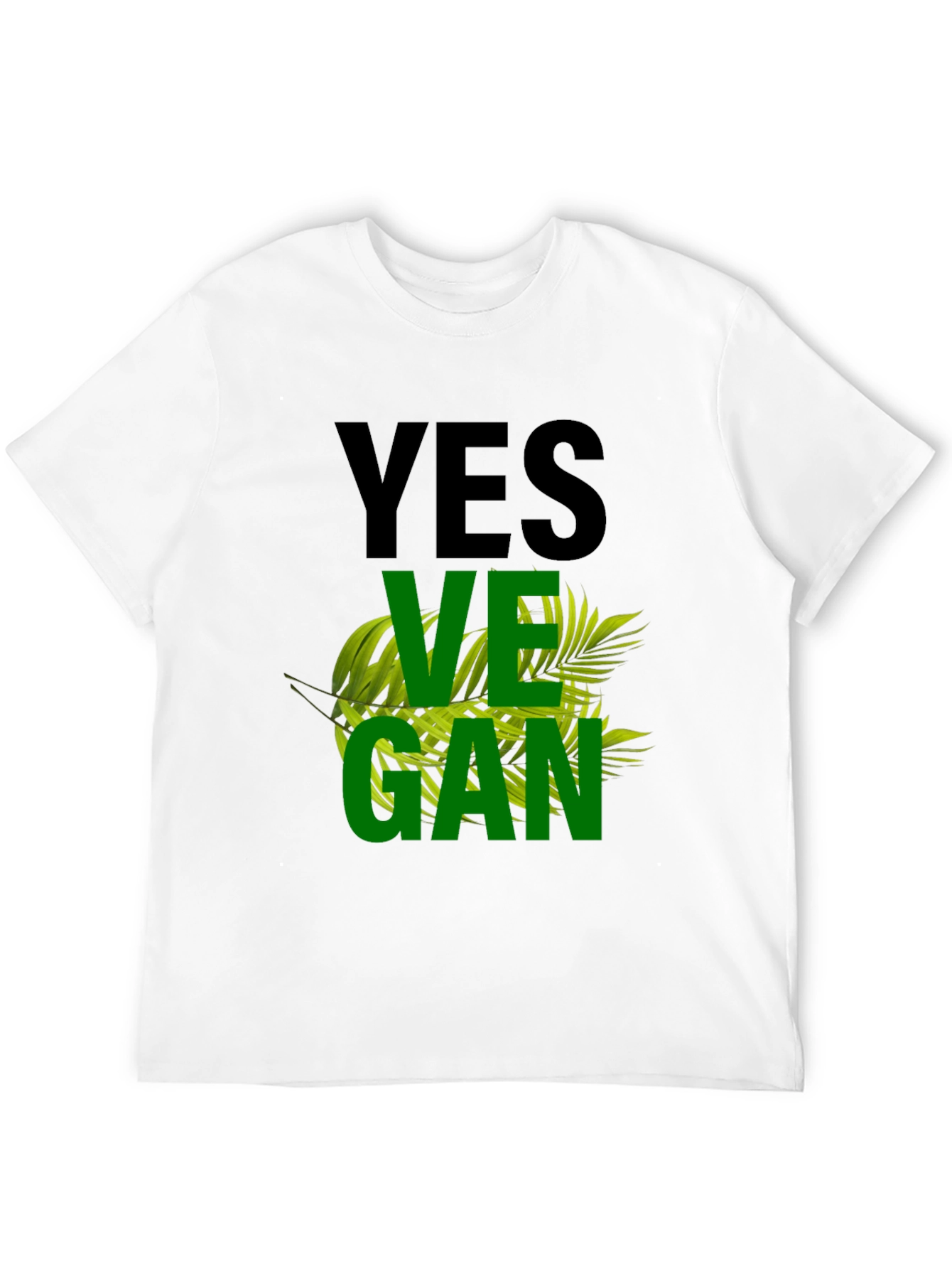 Yes Vegan Black T-Shirt