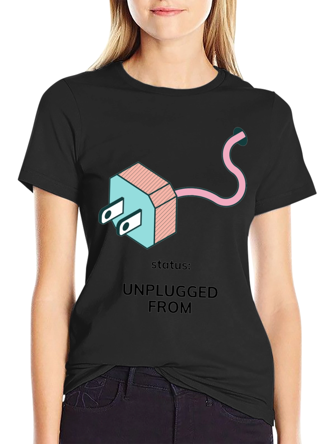 Unplugged From T-Shirt - Relax & Recharge