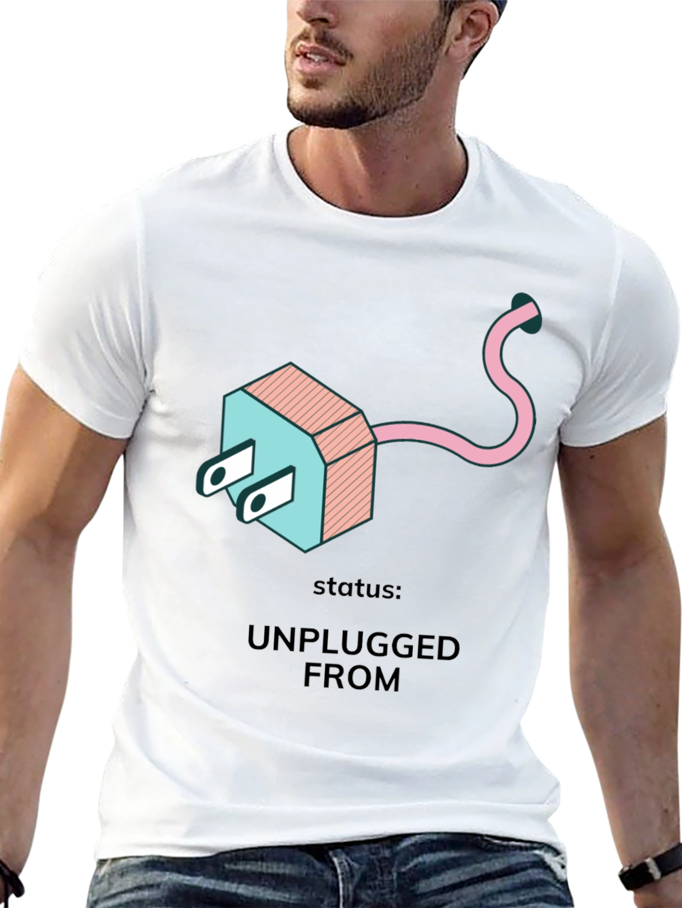 Unplugged From T-Shirt - Relax & Recharge
