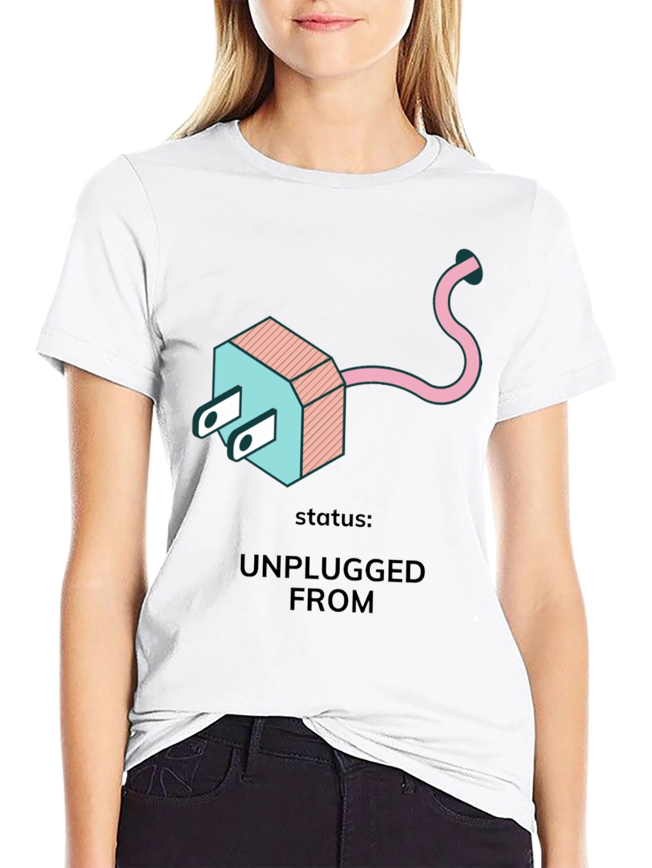 Unplugged From T-Shirt - Relax & Recharge