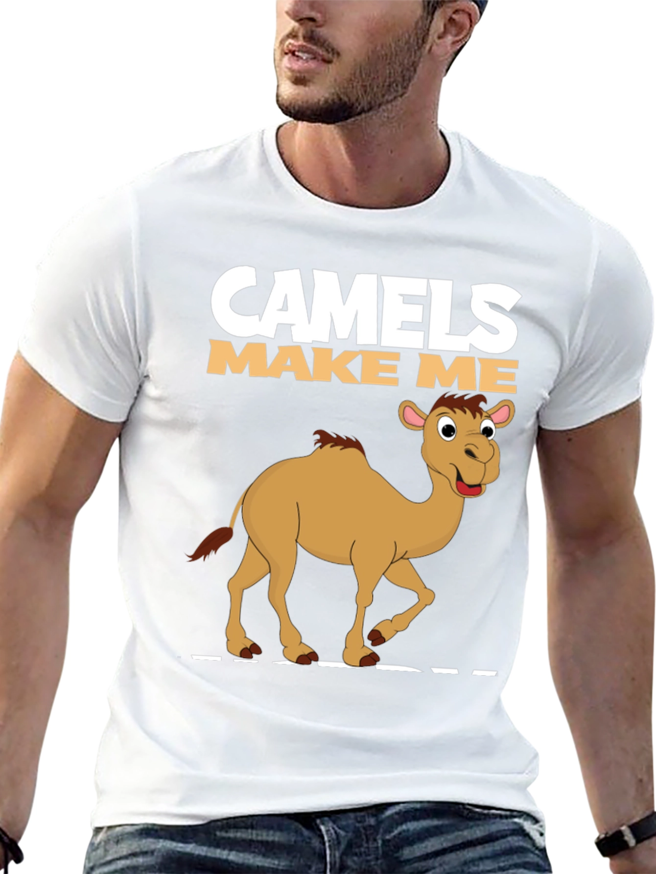 Camels Make Me Happy Graphic T-Shirt