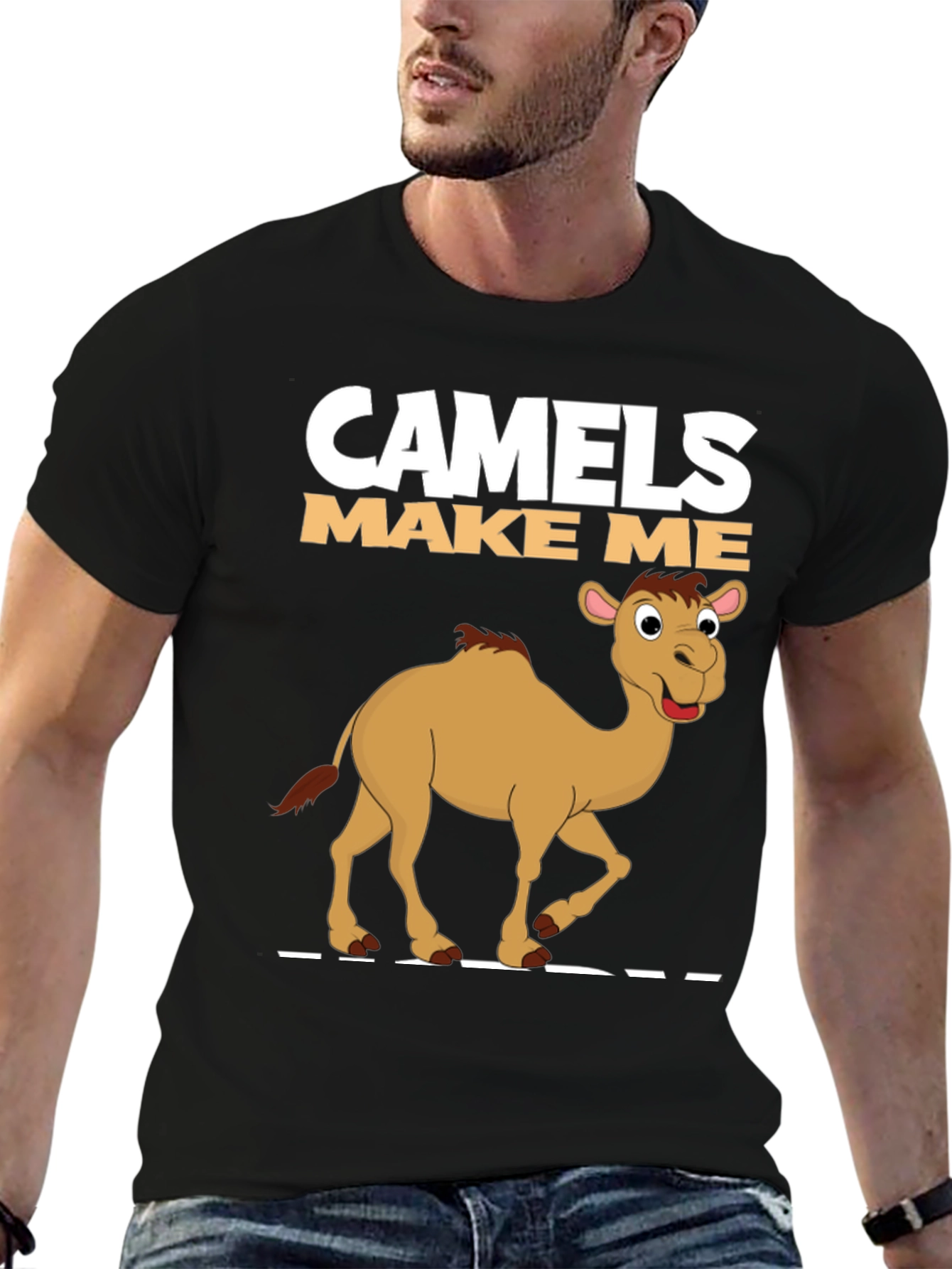 Camels Make Me Happy Graphic T-Shirt