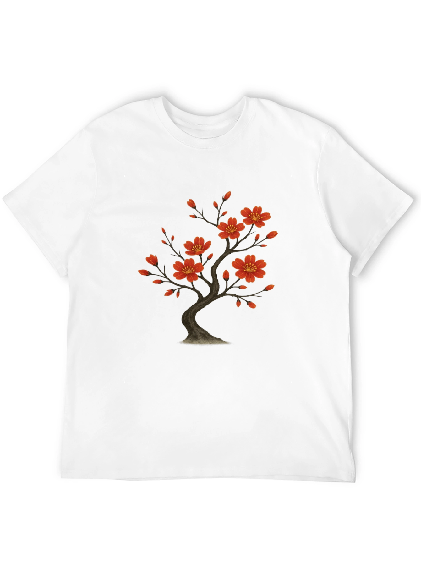 Blossom Tree Graphic Black T-Shirt
