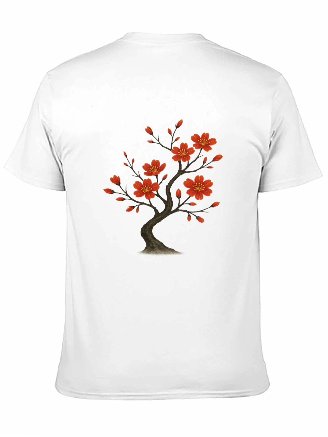Blossom Tree Graphic Black T-Shirt