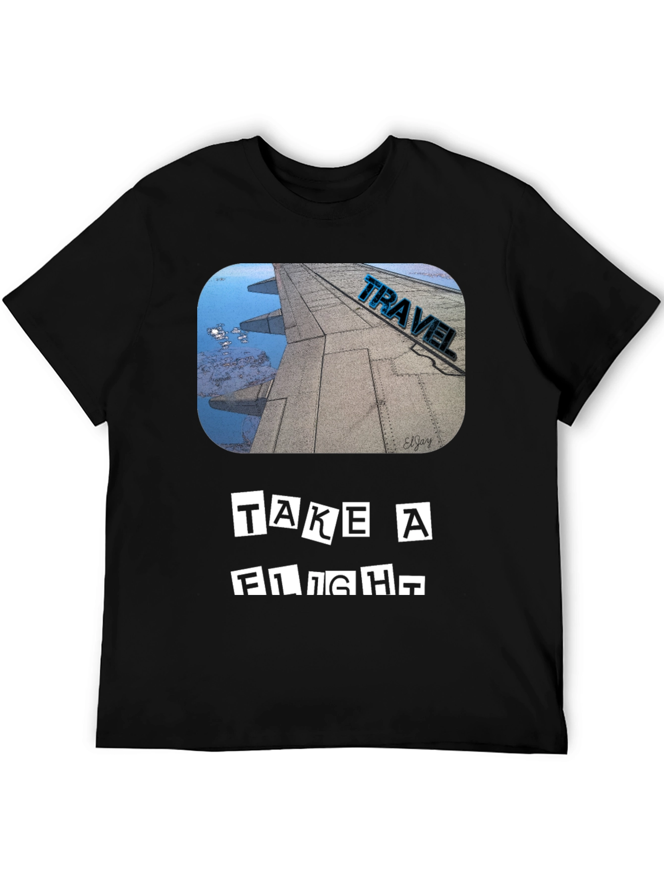 Take a Flight Travel Tee - Black