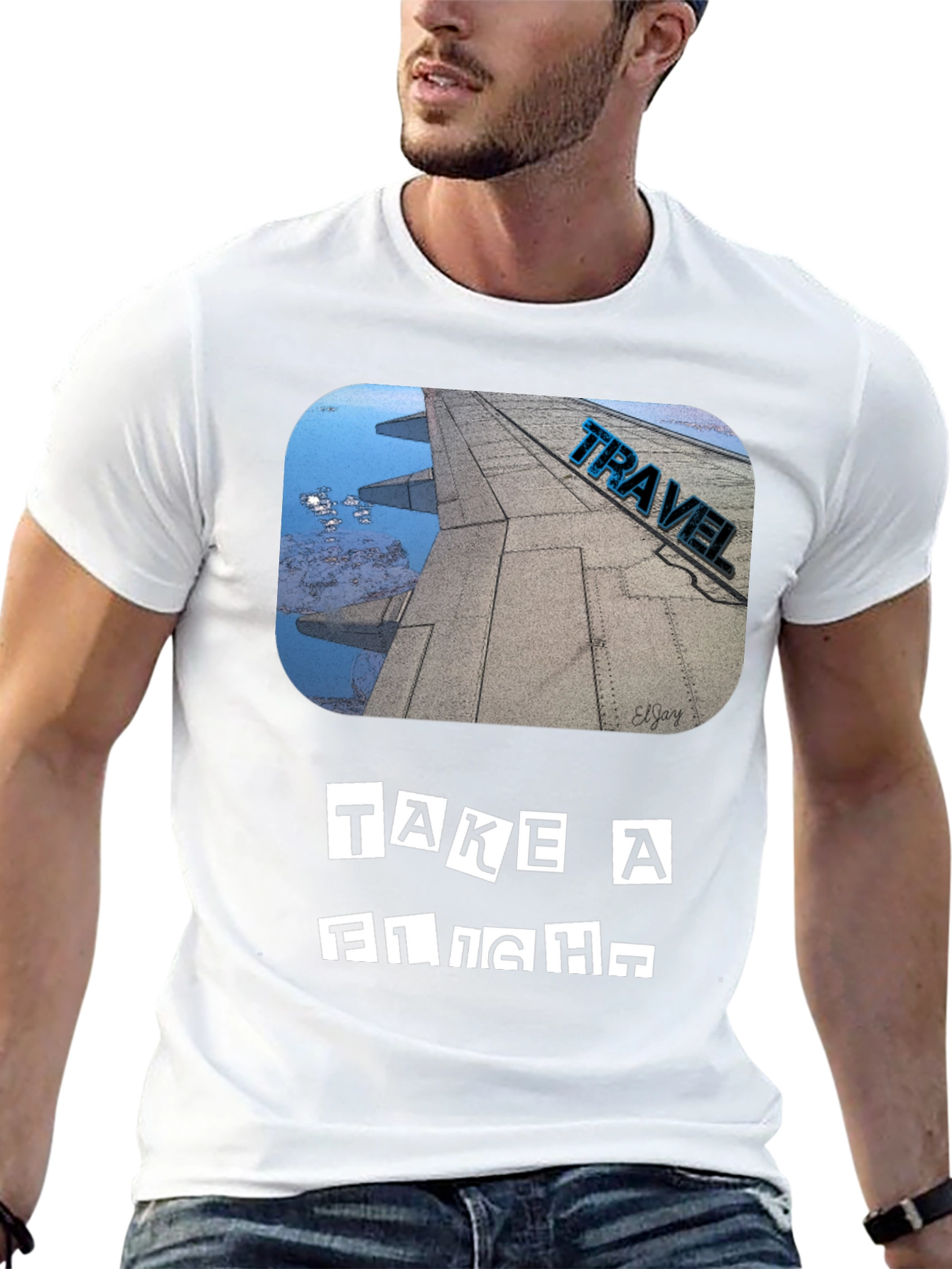 Take a Flight Travel Tee - Black