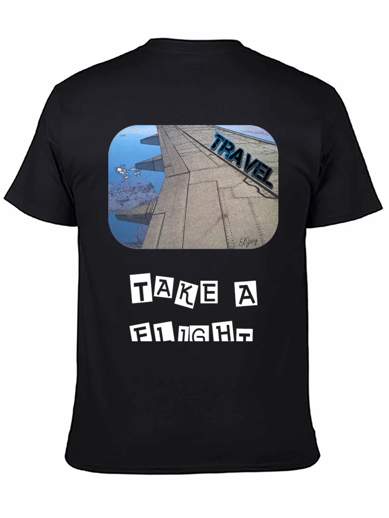 Take a Flight Travel Tee - Black