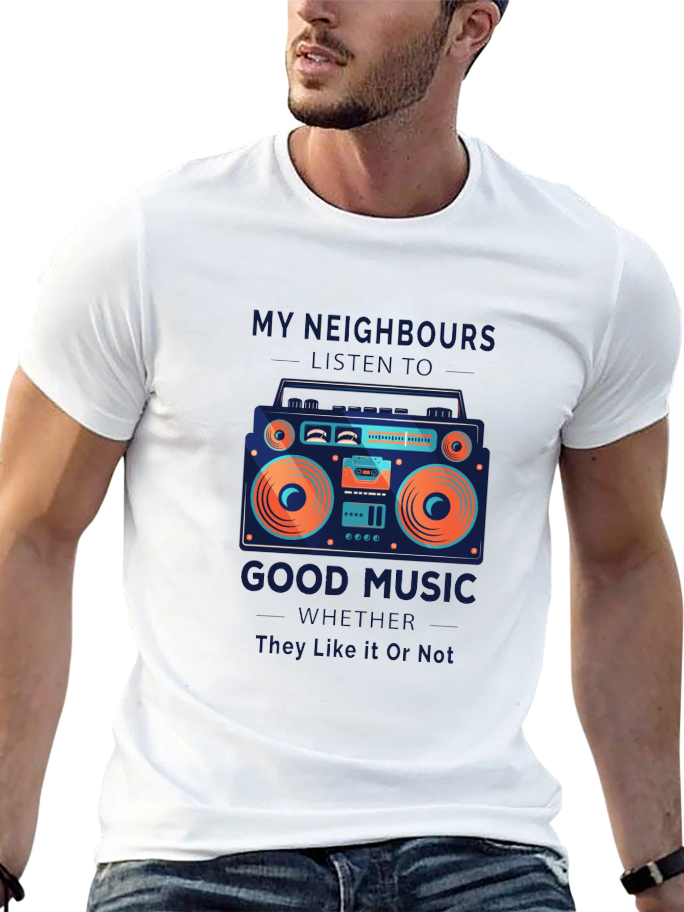 Boombox Good Music T-Shirt