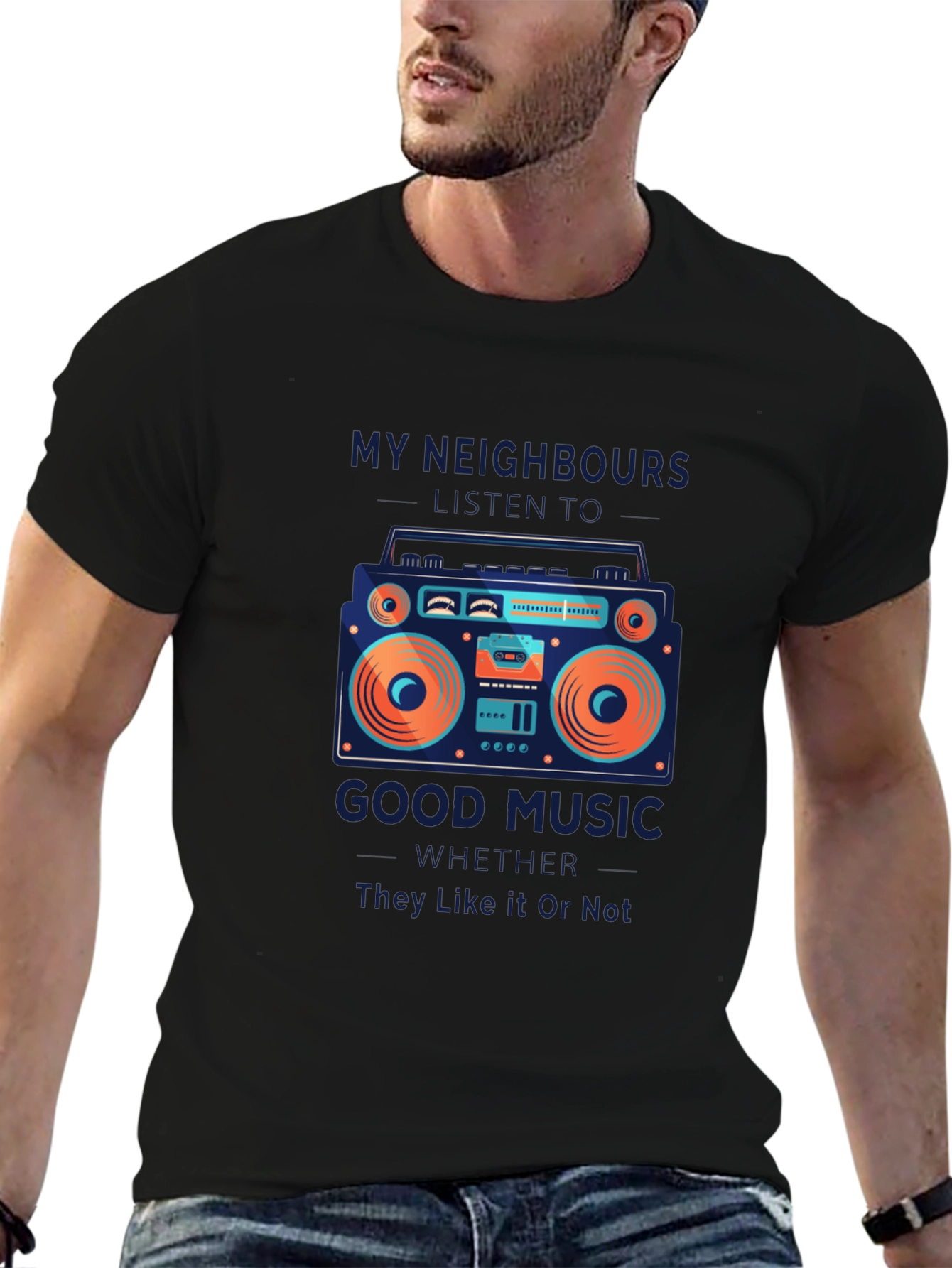Boombox Good Music T-Shirt