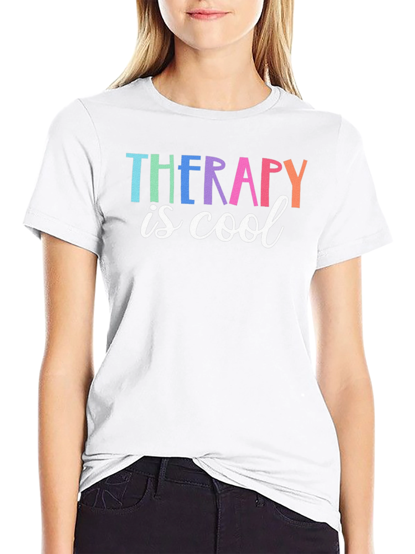 Therapy is Cool Graphic Tee - Unisex Cotton T-Shirt