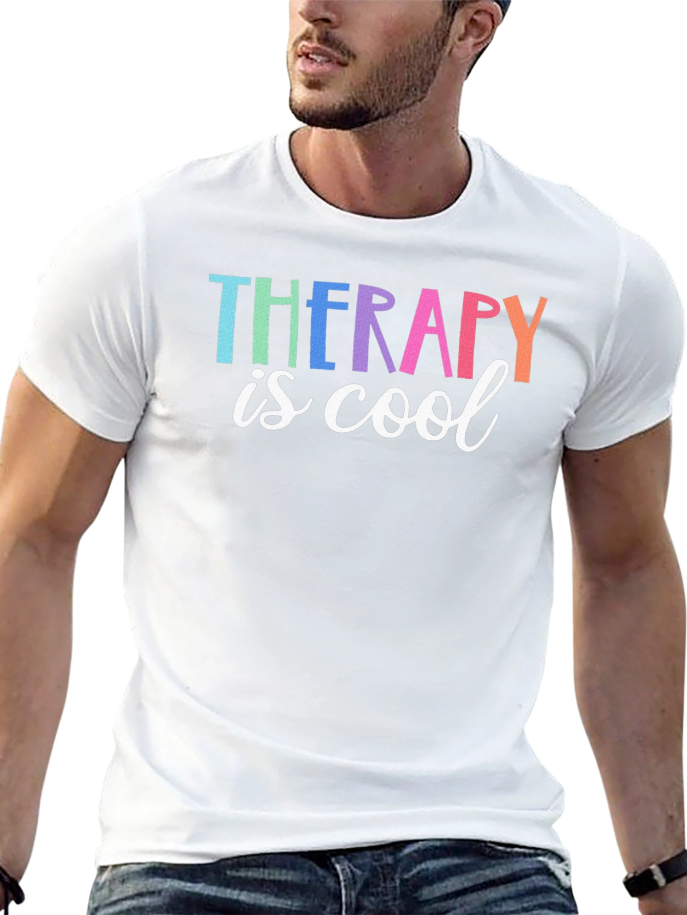 Therapy is Cool Graphic Tee - Unisex Cotton T-Shirt