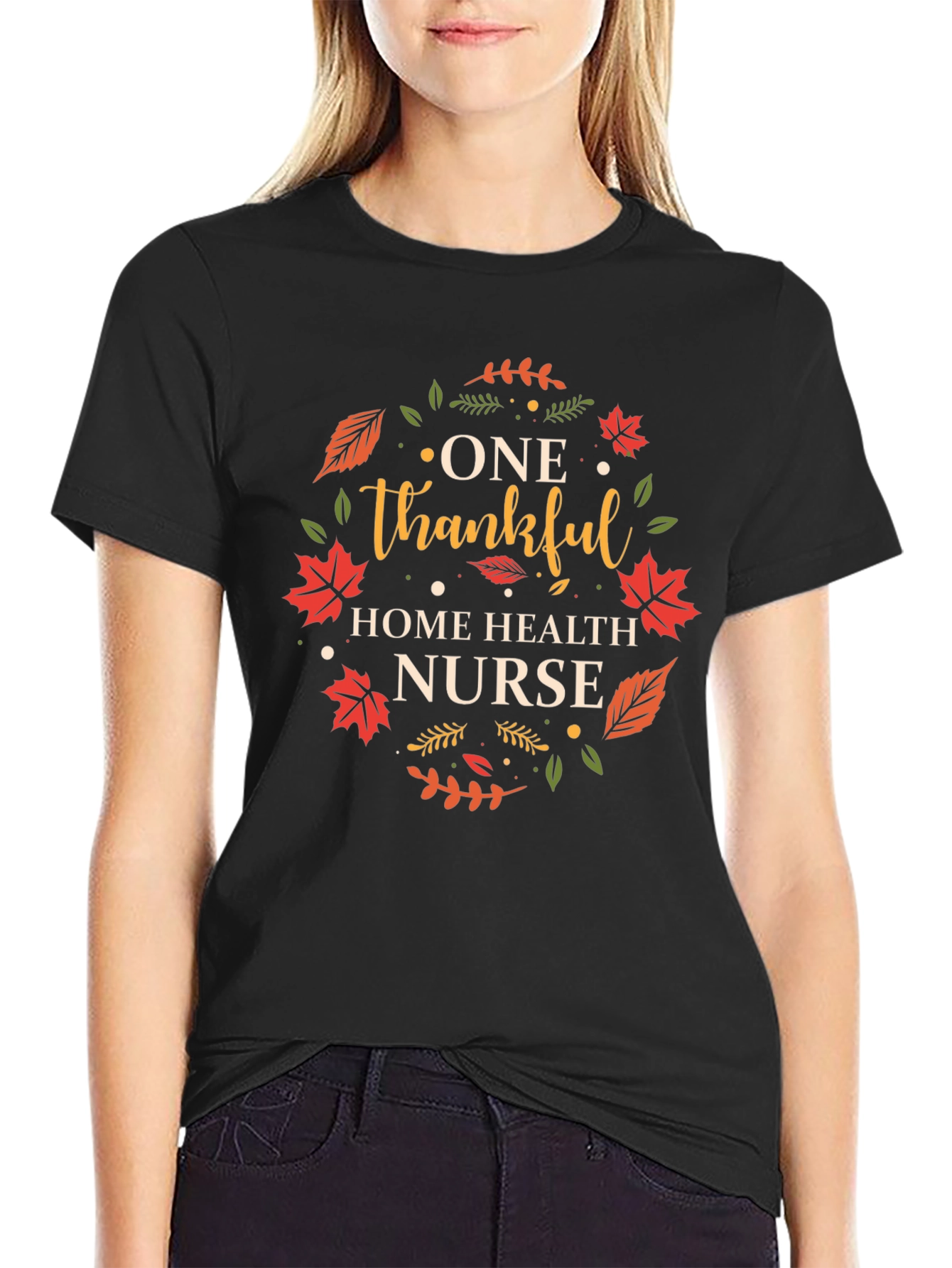 Thankful Home Health Nurse T-Shirt