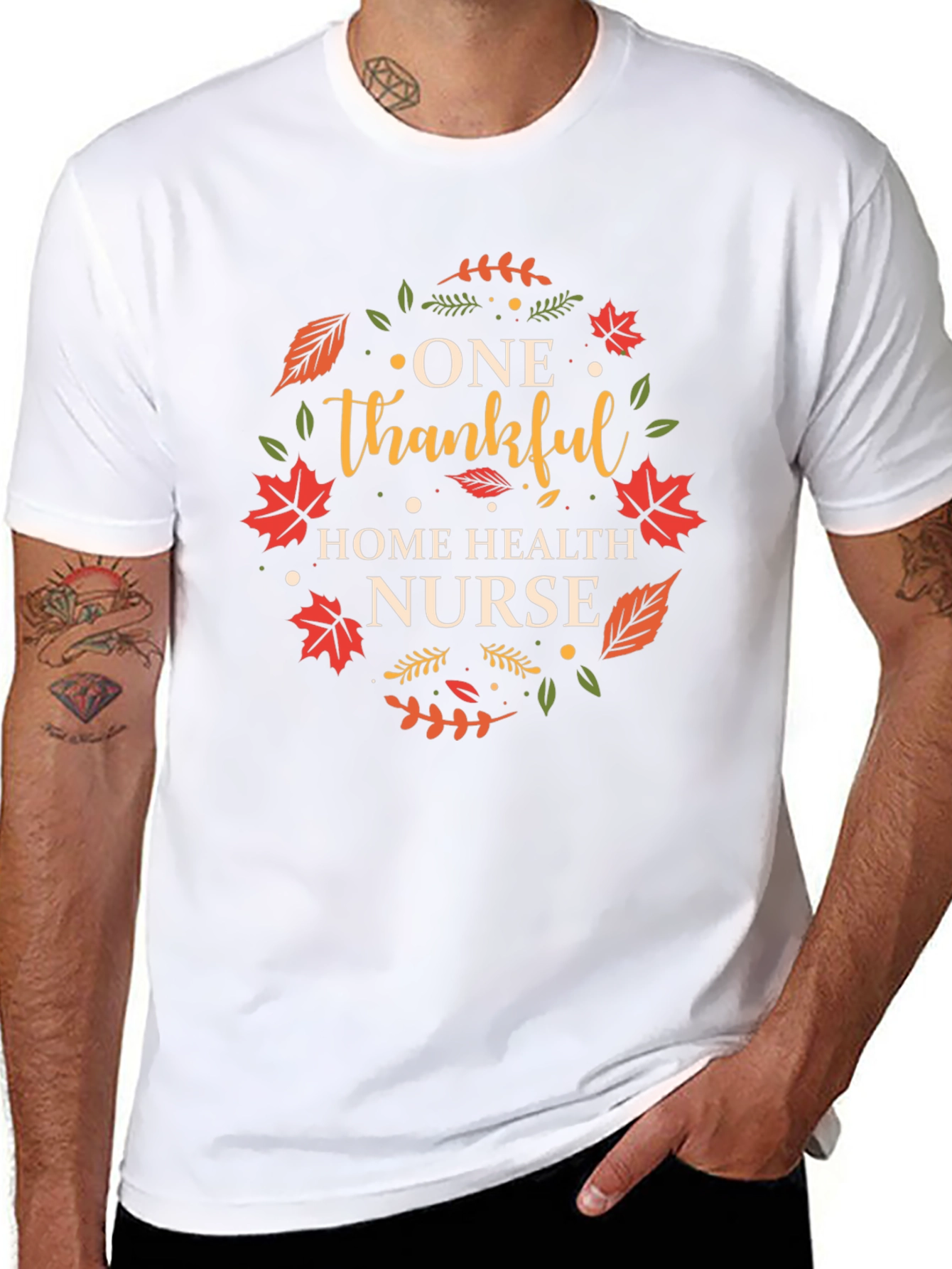 Thankful Home Health Nurse T-Shirt