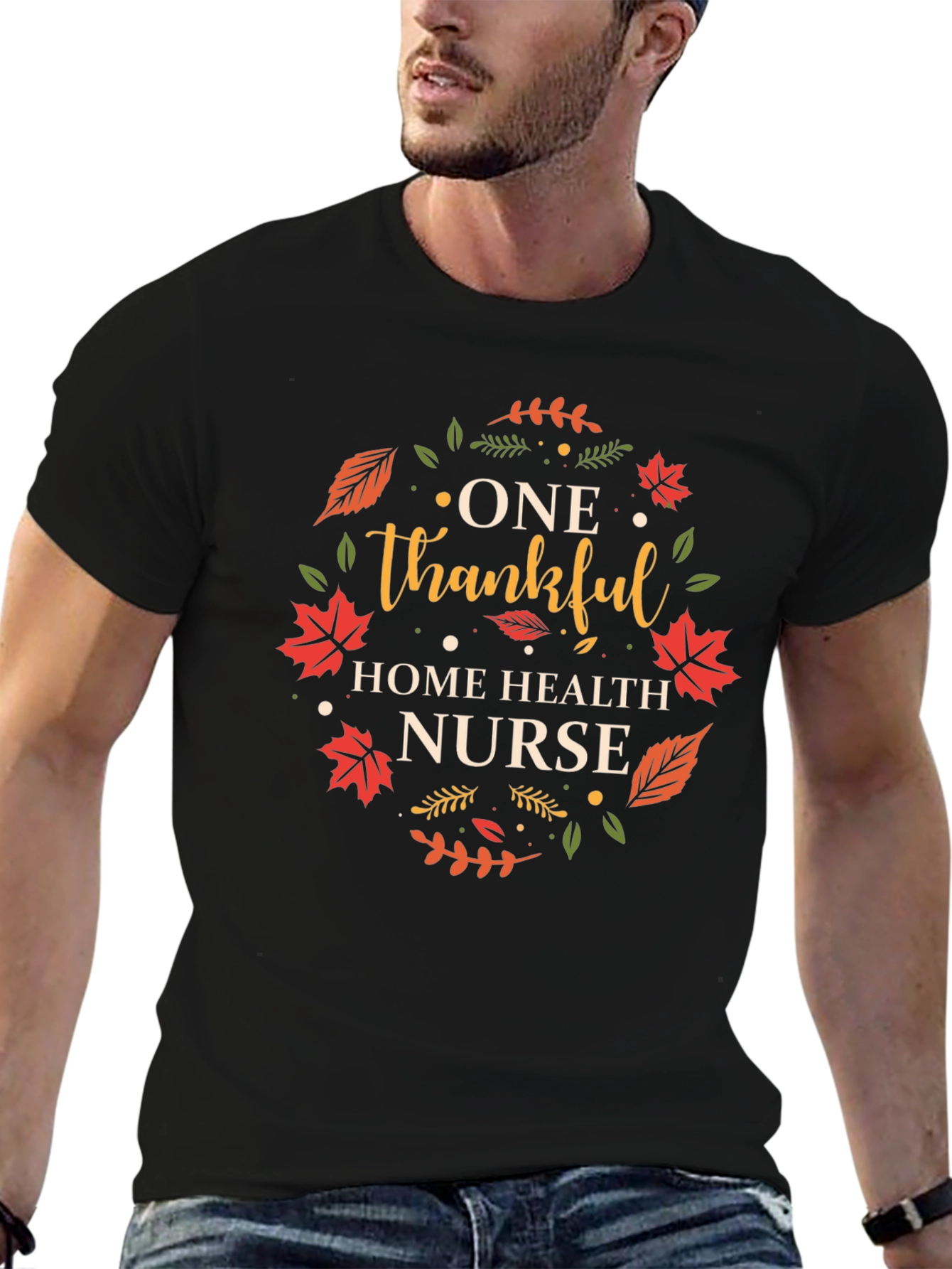 Thankful Home Health Nurse T-Shirt