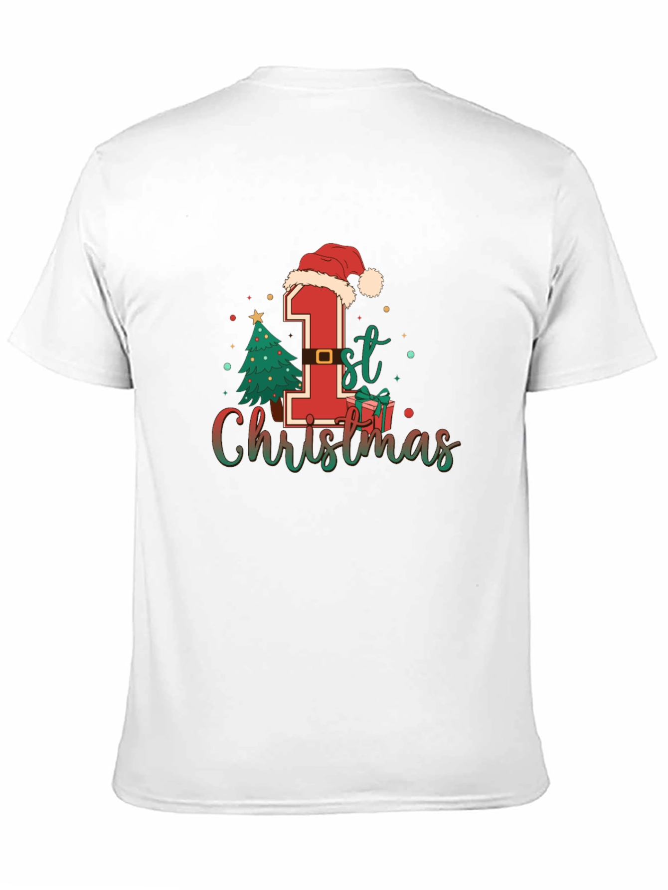 Babys First Christmas T-Shirt Holiday Tee