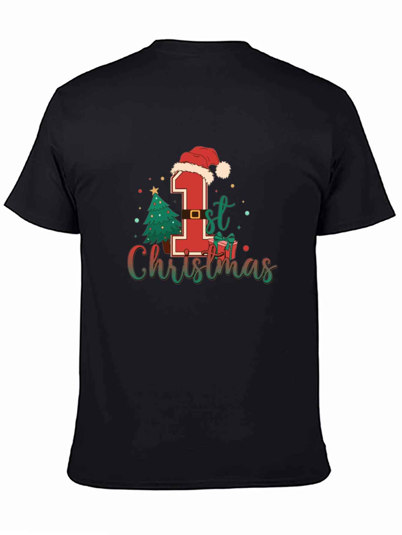 Babys First Christmas T-Shirt Holiday Tee