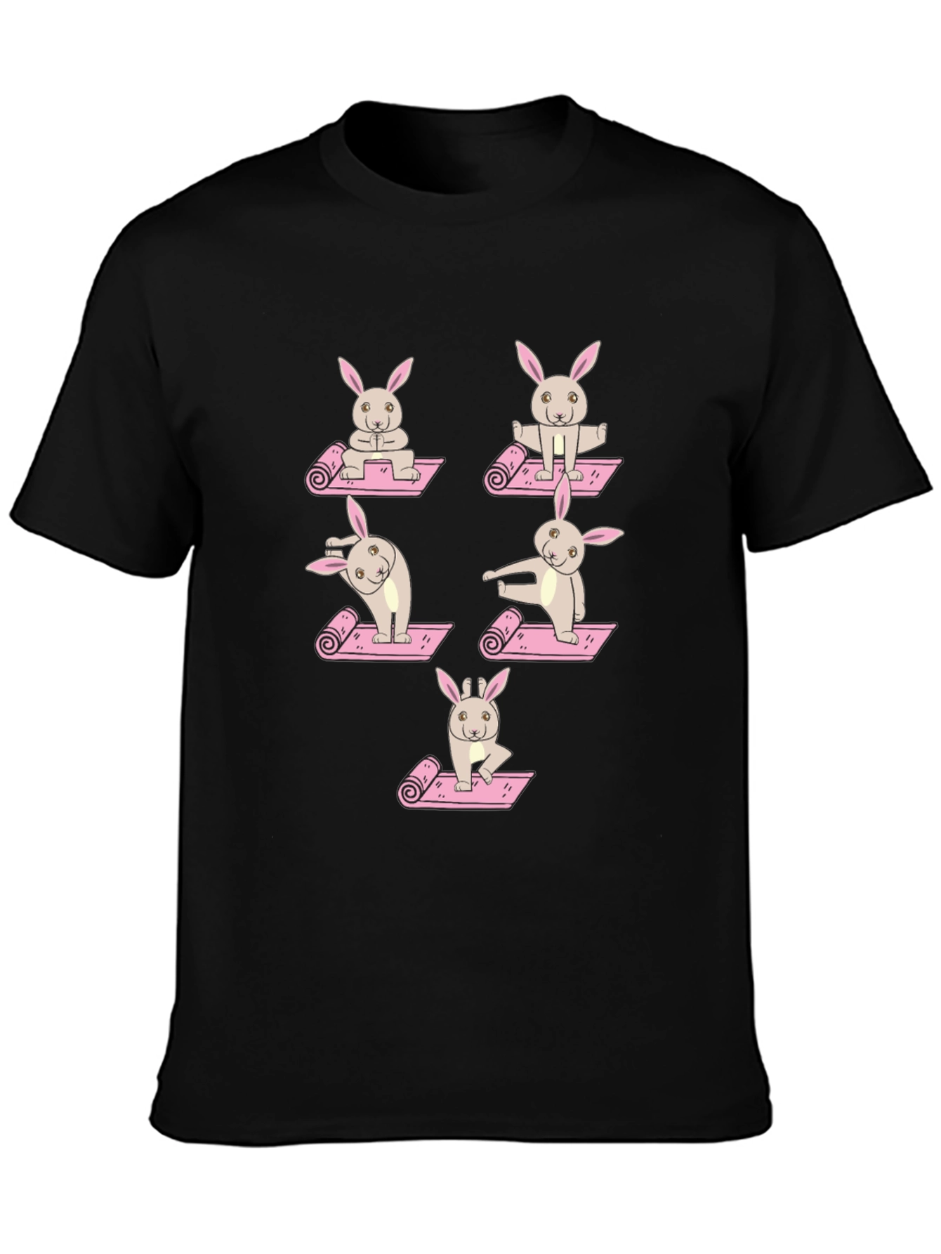 Yoga Bunny Graphic Tee - Unisex