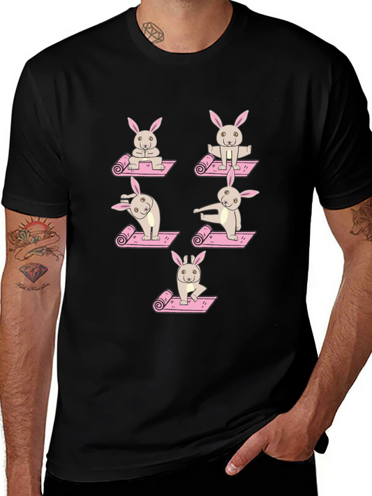 Yoga Bunny Graphic Tee - Unisex