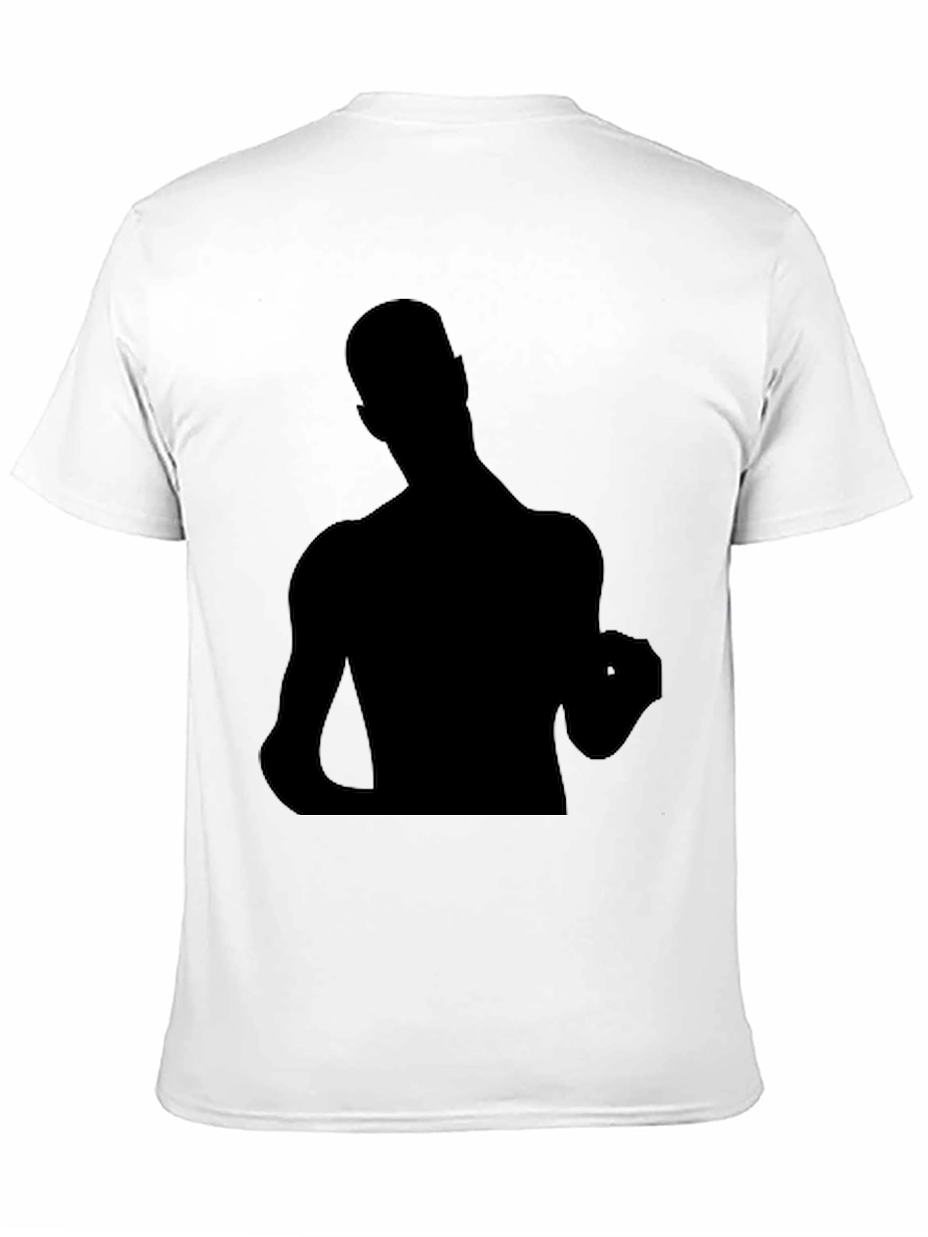 Bold Silhouette Graphic Tee - Black