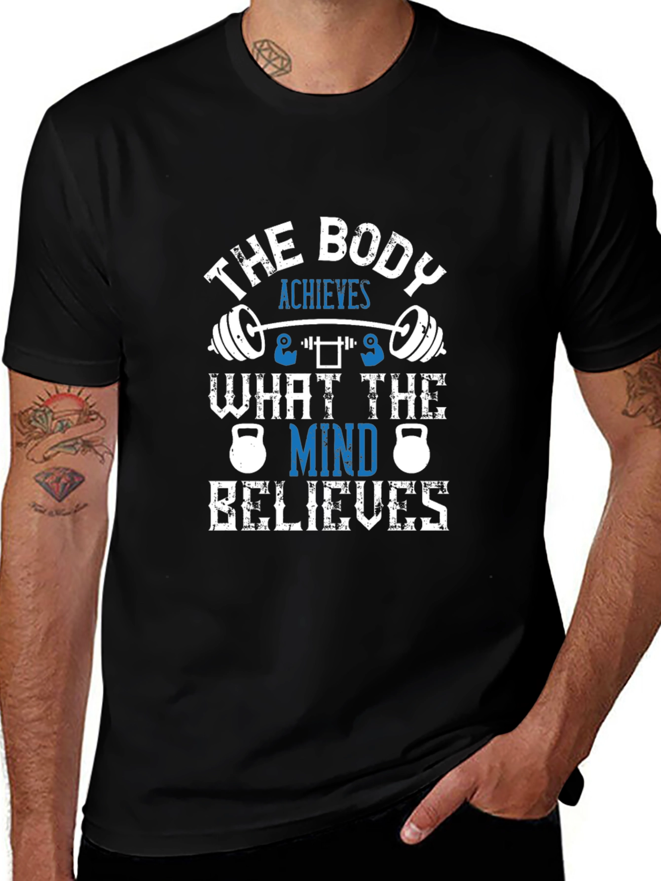 The Body Achieves Motivational Gym T-Shirt