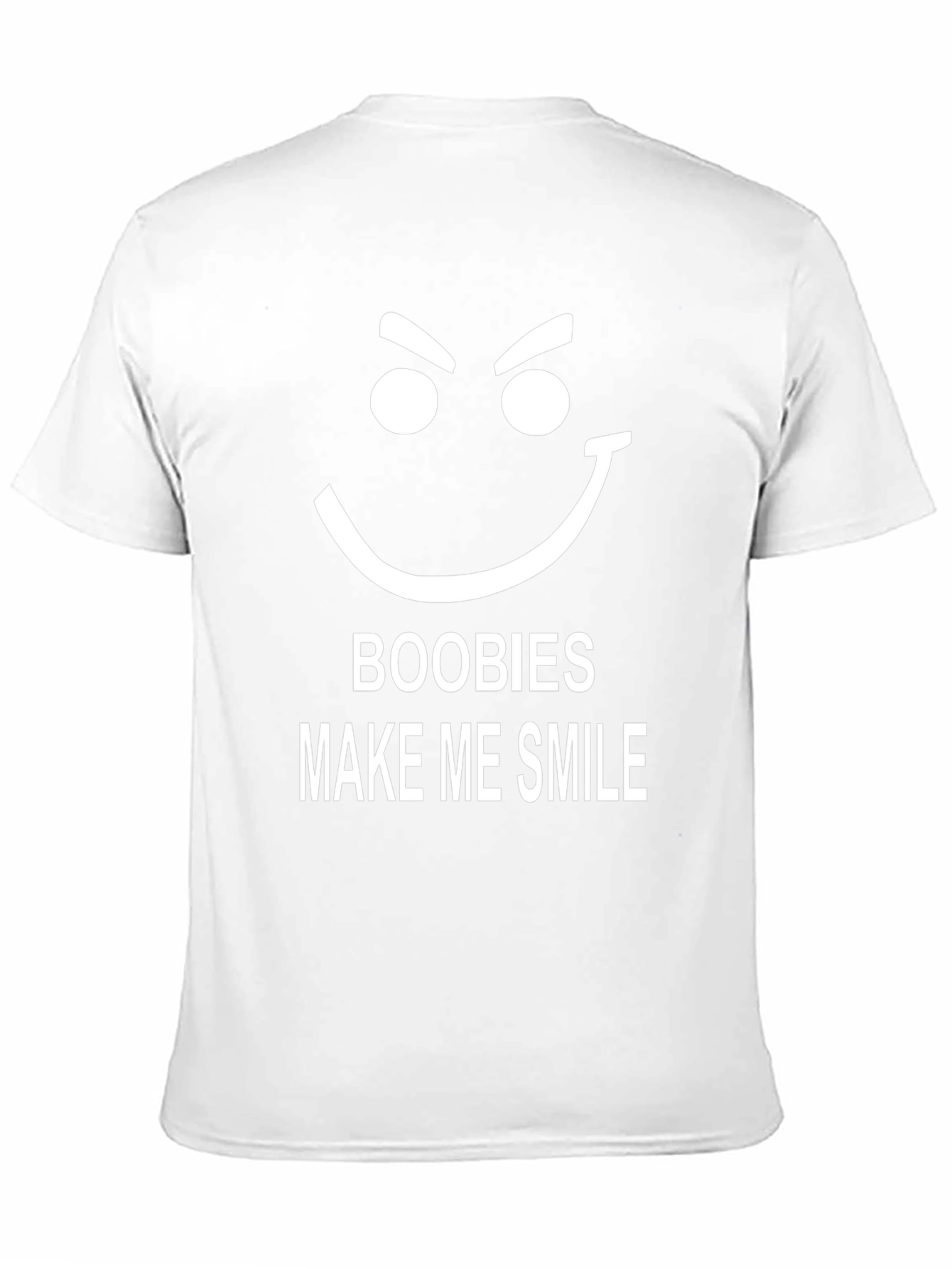 Boobies Make Me Smile Graphic Tee