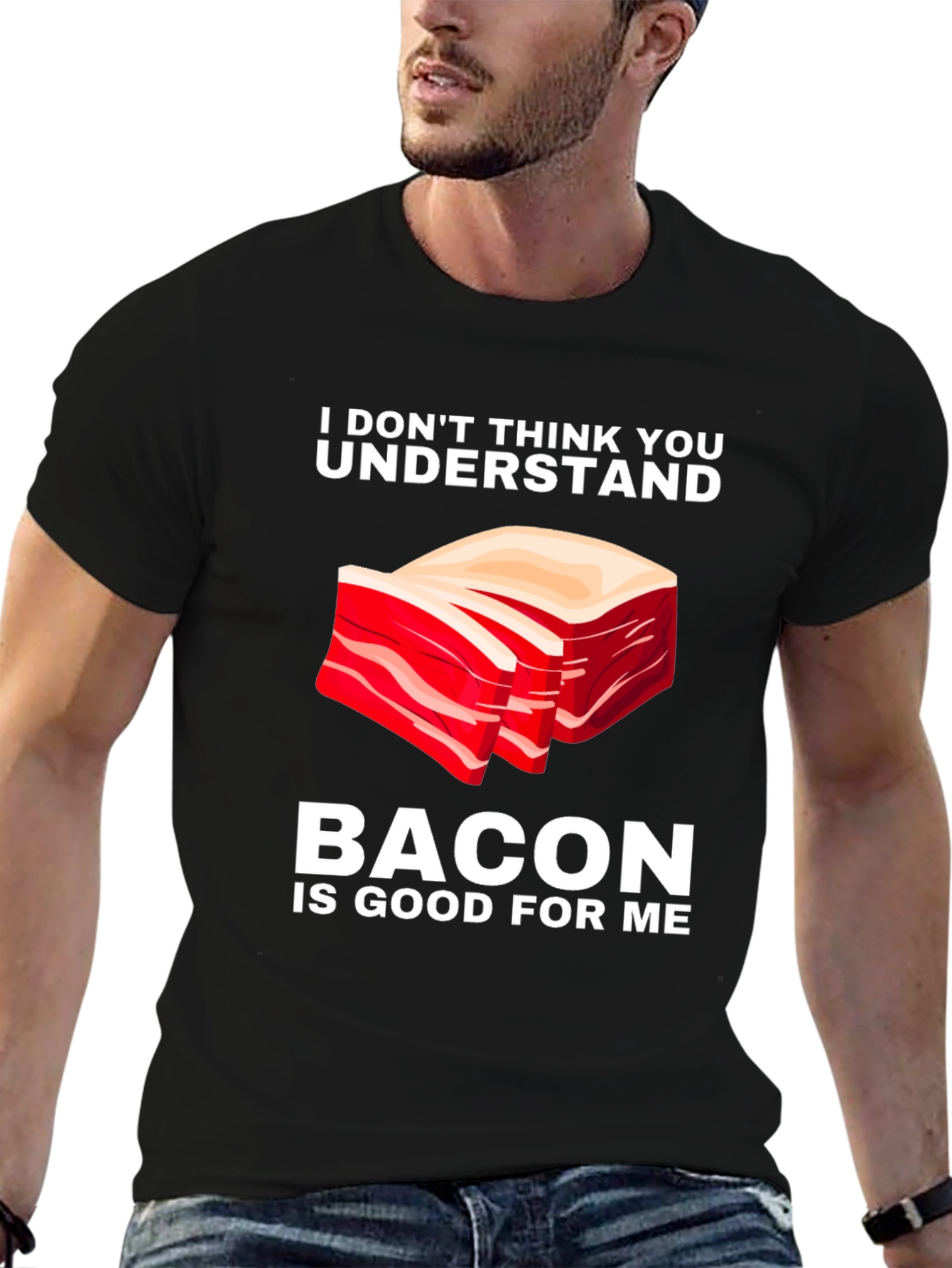 Bacon is Good for Me T-Shirt Funny