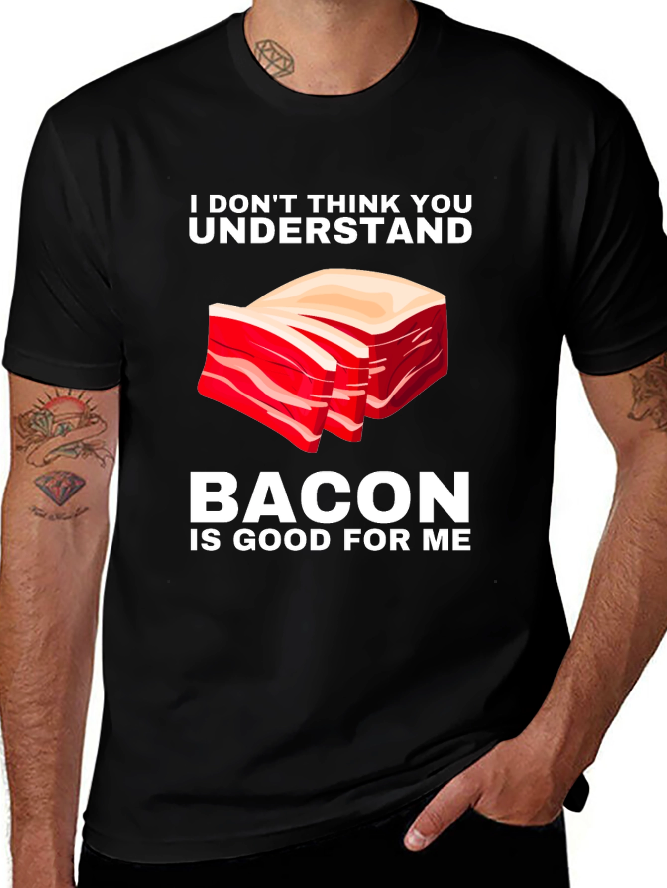Bacon is Good for Me T-Shirt Funny