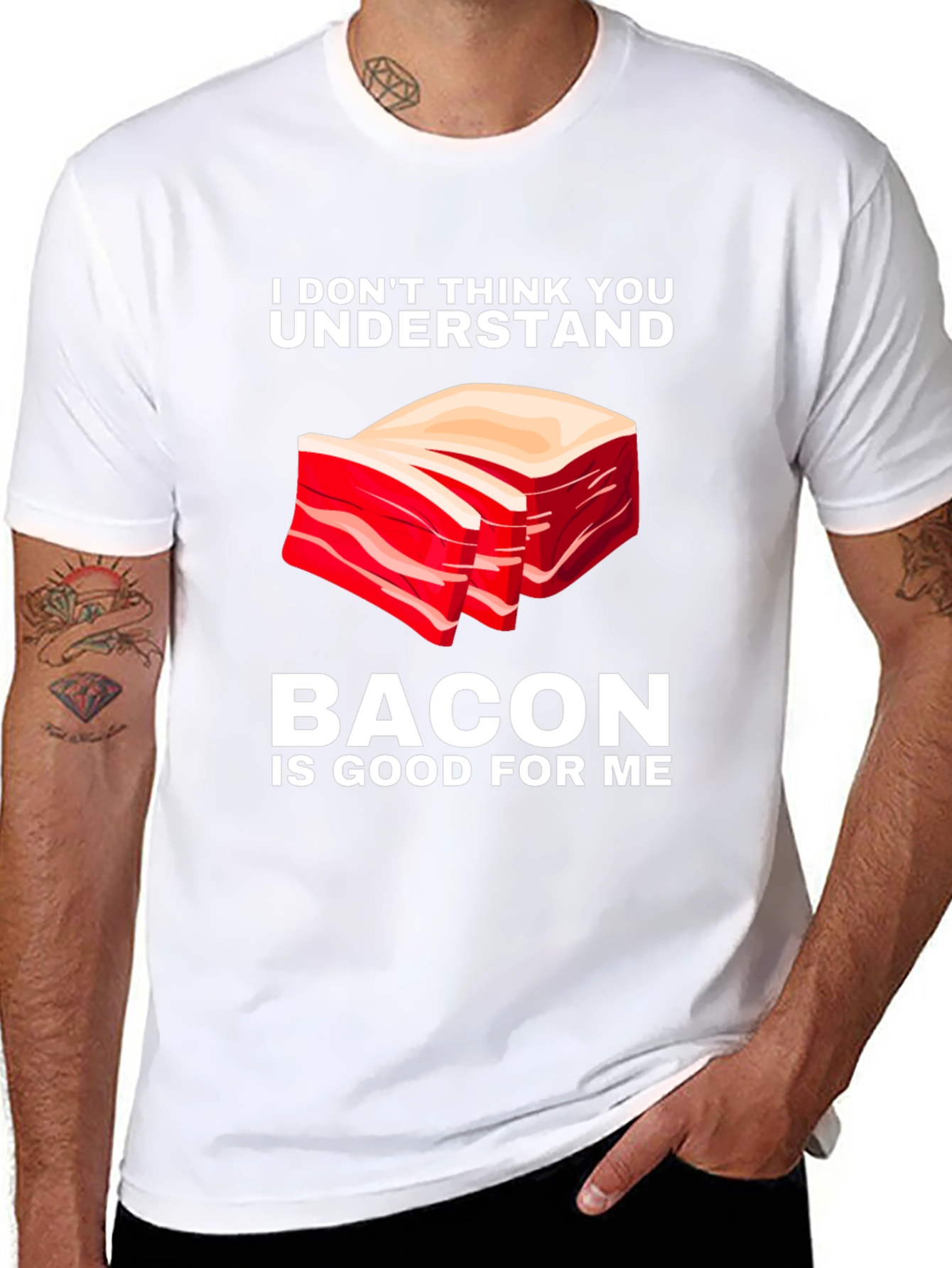 Bacon is Good for Me T-Shirt Funny