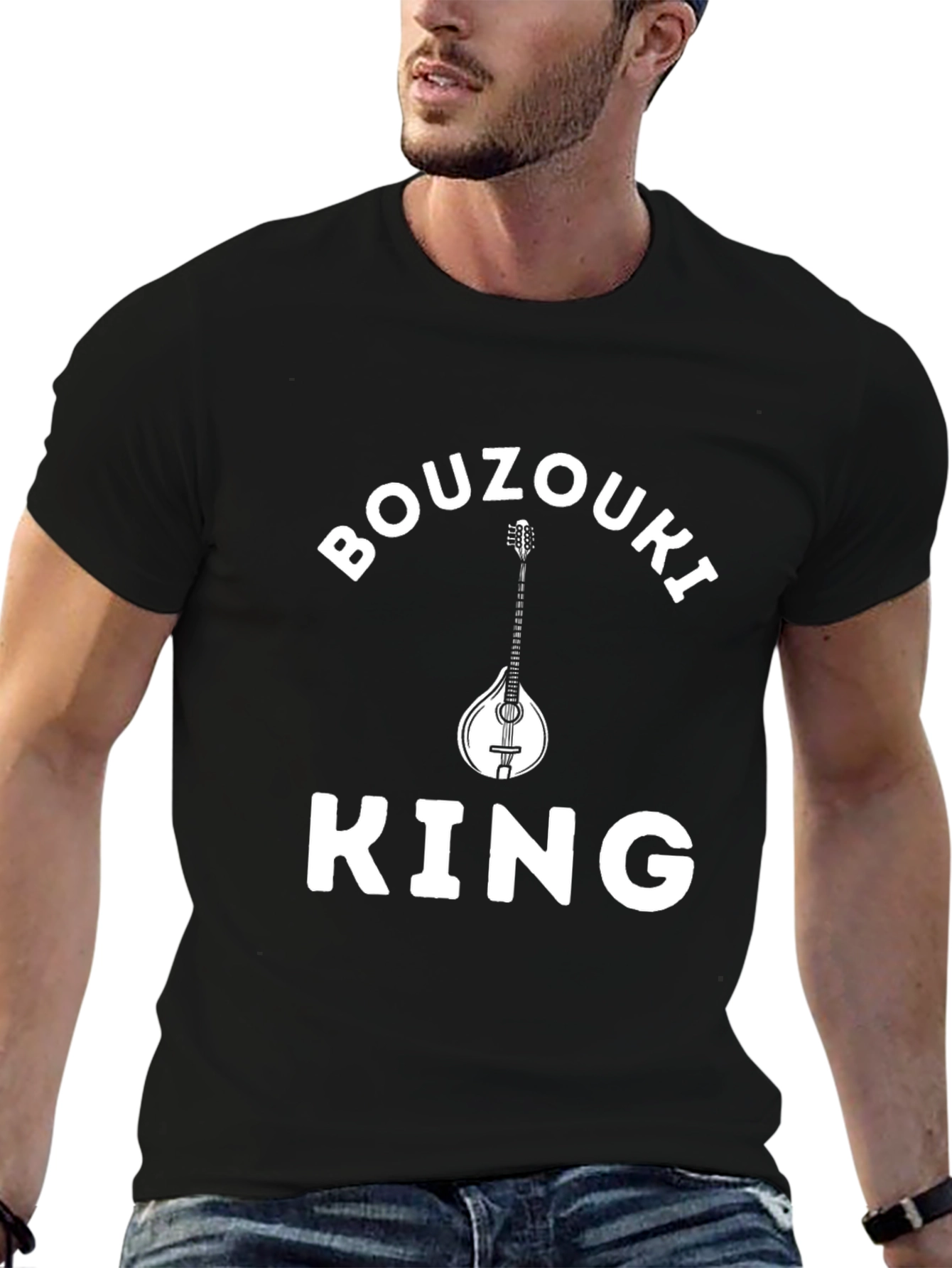 Bouzouki King T-Shirt - Greek Music Tee