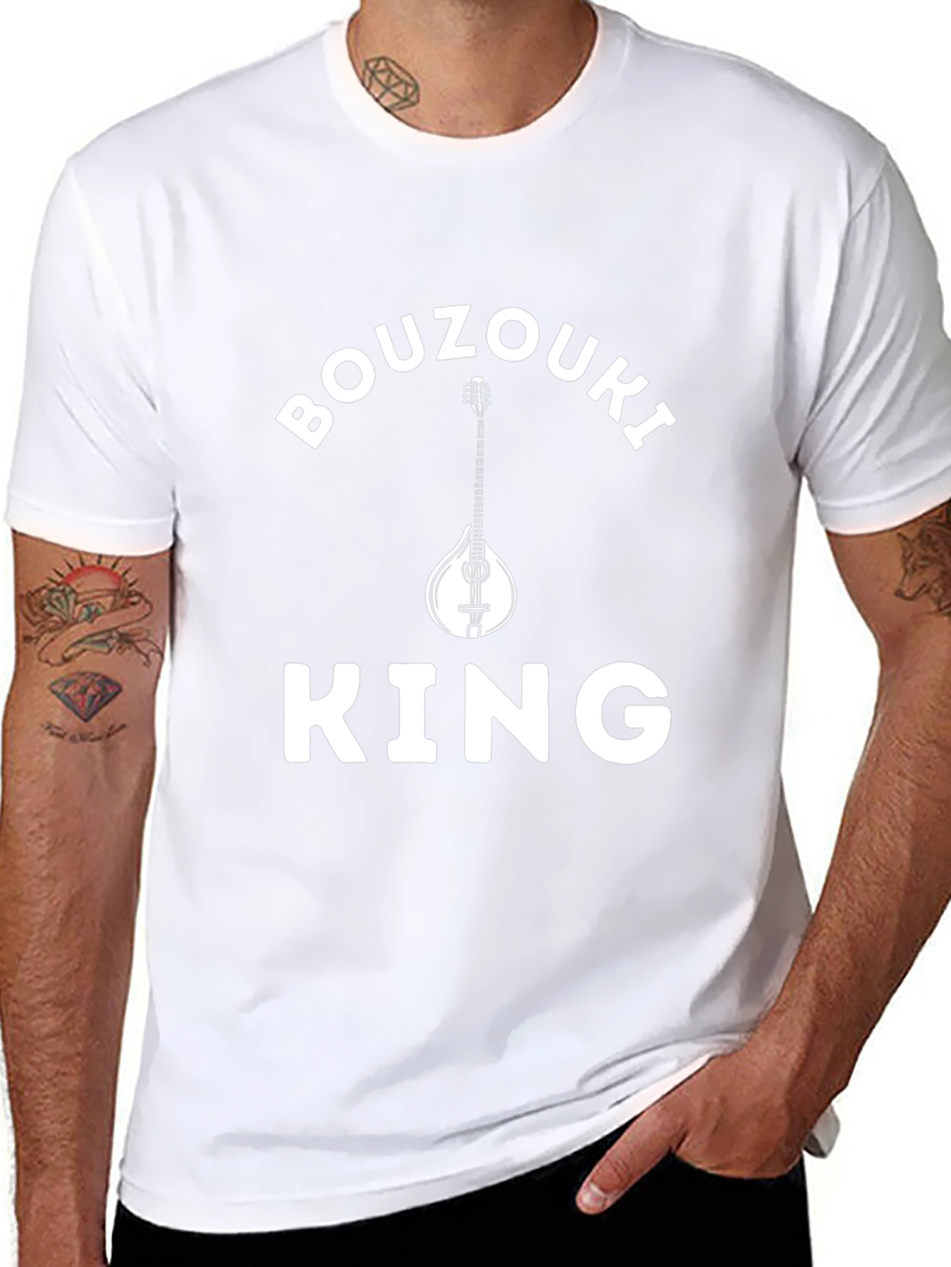 Bouzouki King T-Shirt - Greek Music Tee