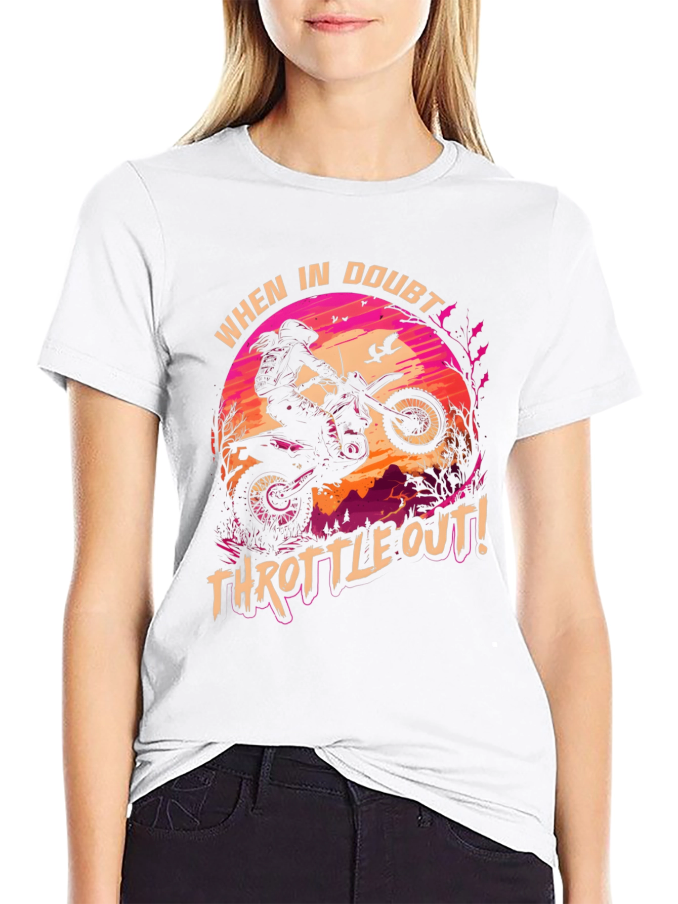 Throttle Out T-Shirt: Motocross Adventure Tee